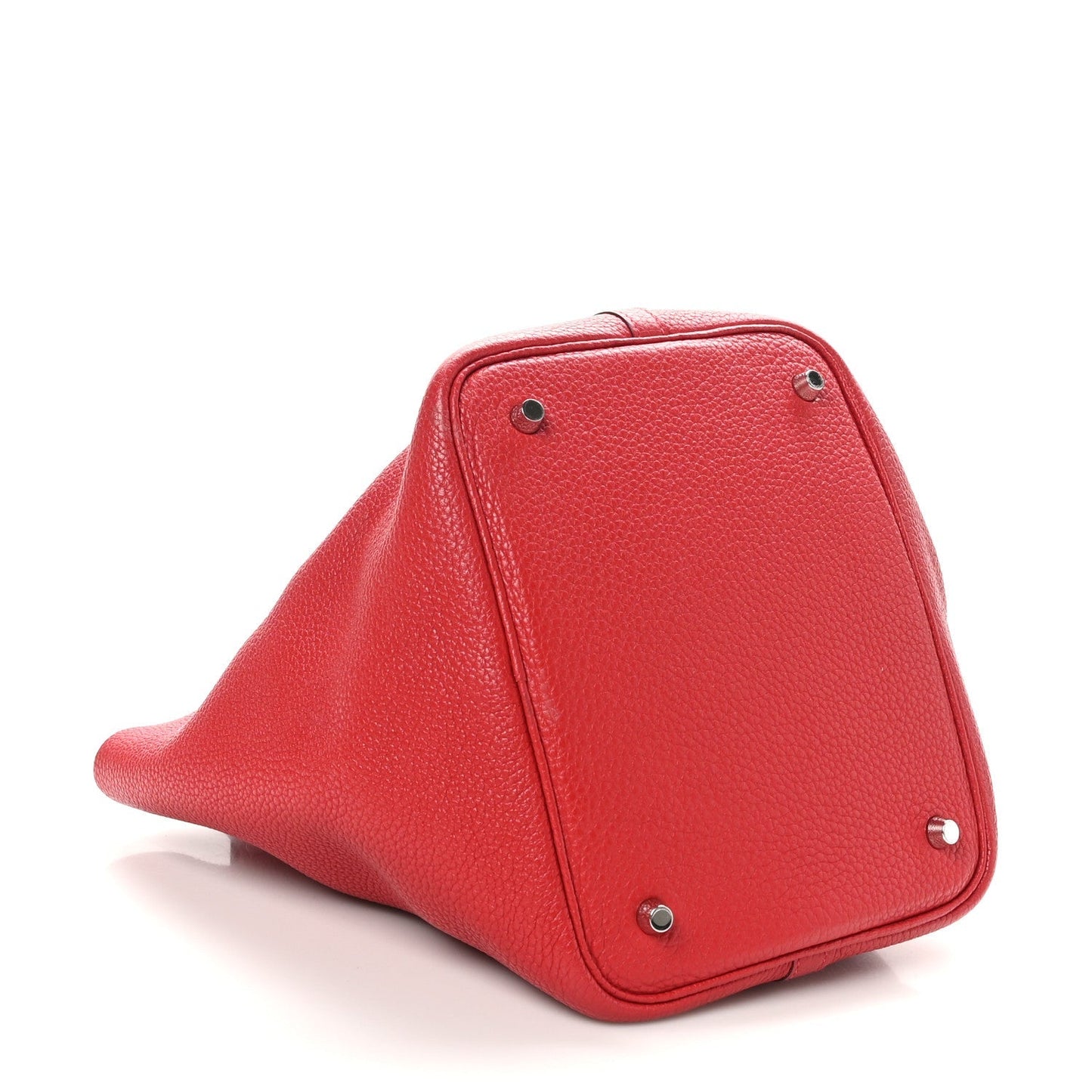 Hermes Taurillon Clemence Picotin Lock 22 MM Rouge Vif