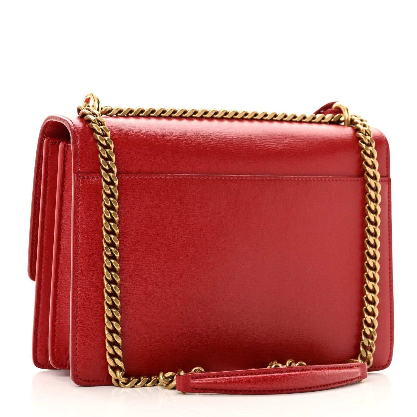 Saint Laurent Calfskin Medium Monogram Sunset Rouge Eros