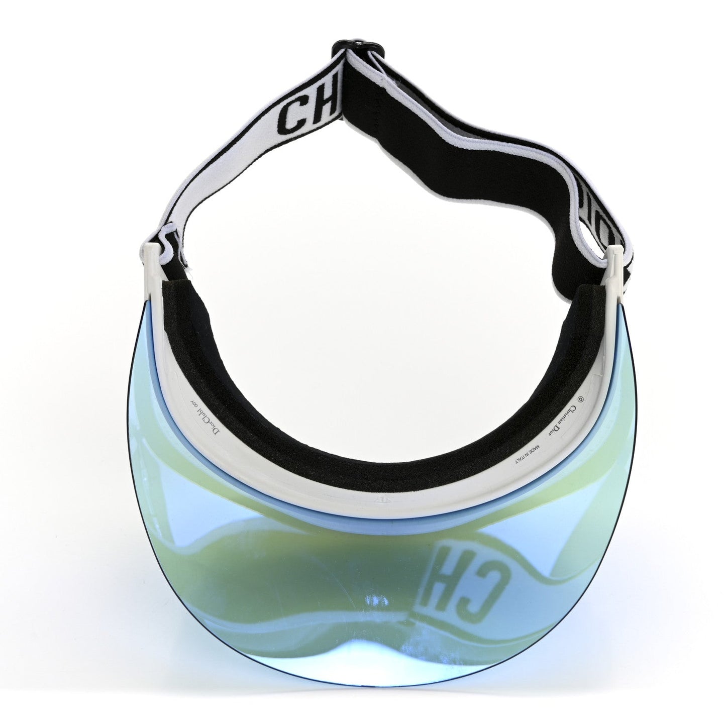 Christian Dior Mirrored DiorClub1 Sun Visor Blue