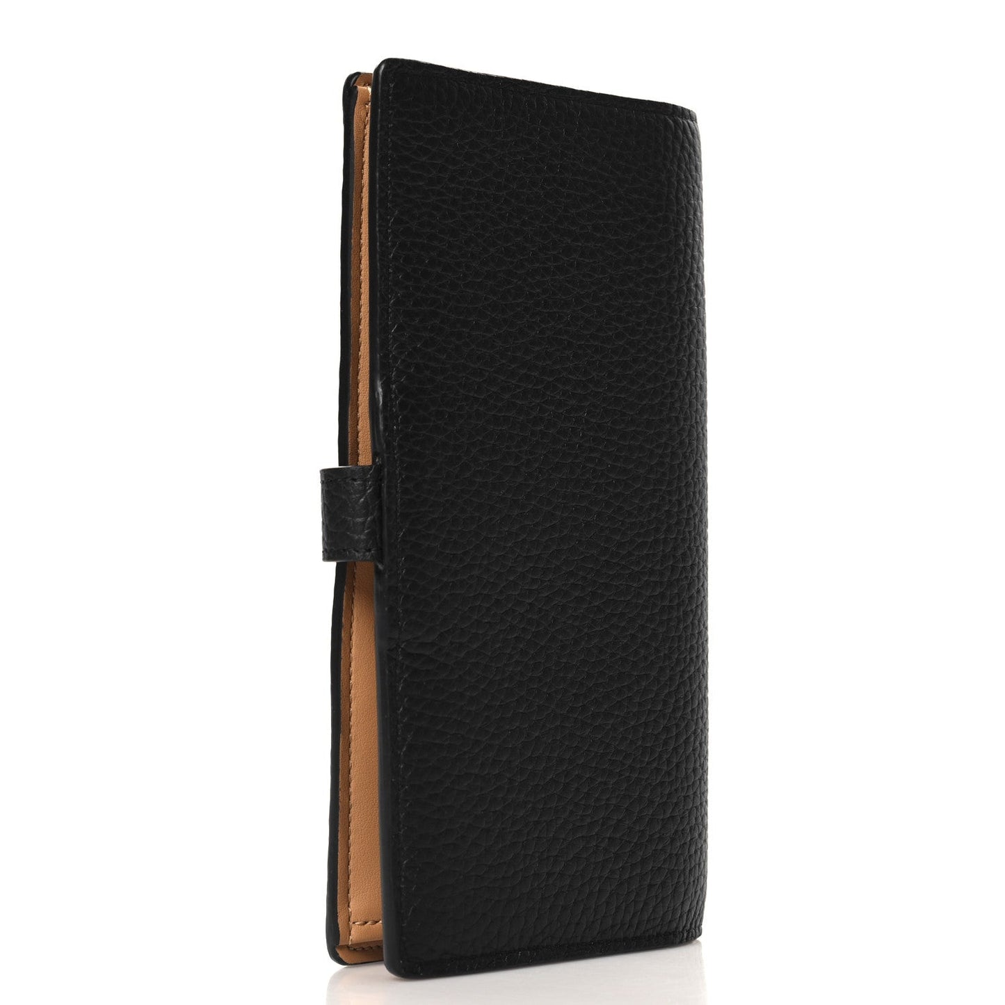 Louis Vuitton Taurillon LV Vertical Capucines Wallet Black Arizona