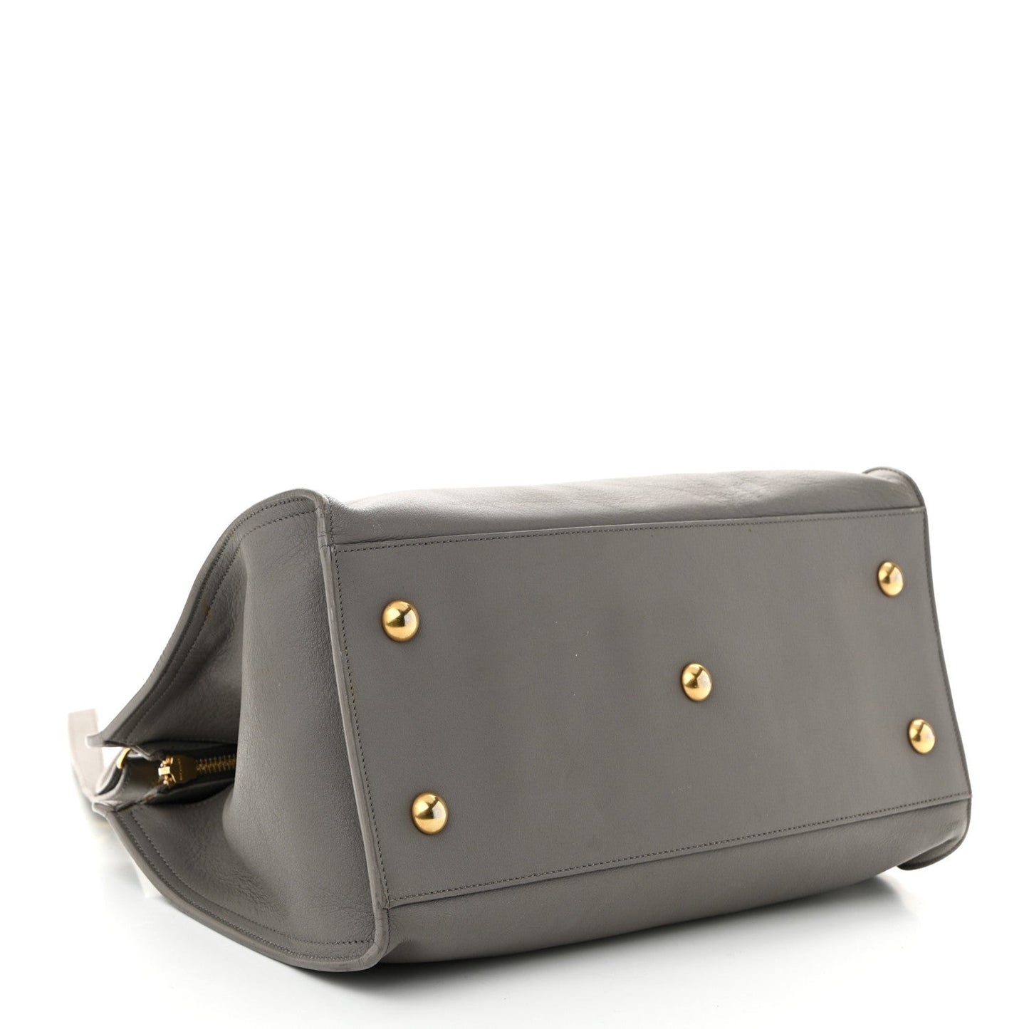 Saint Laurent Calfskin Small Classic Y Cabas Grey