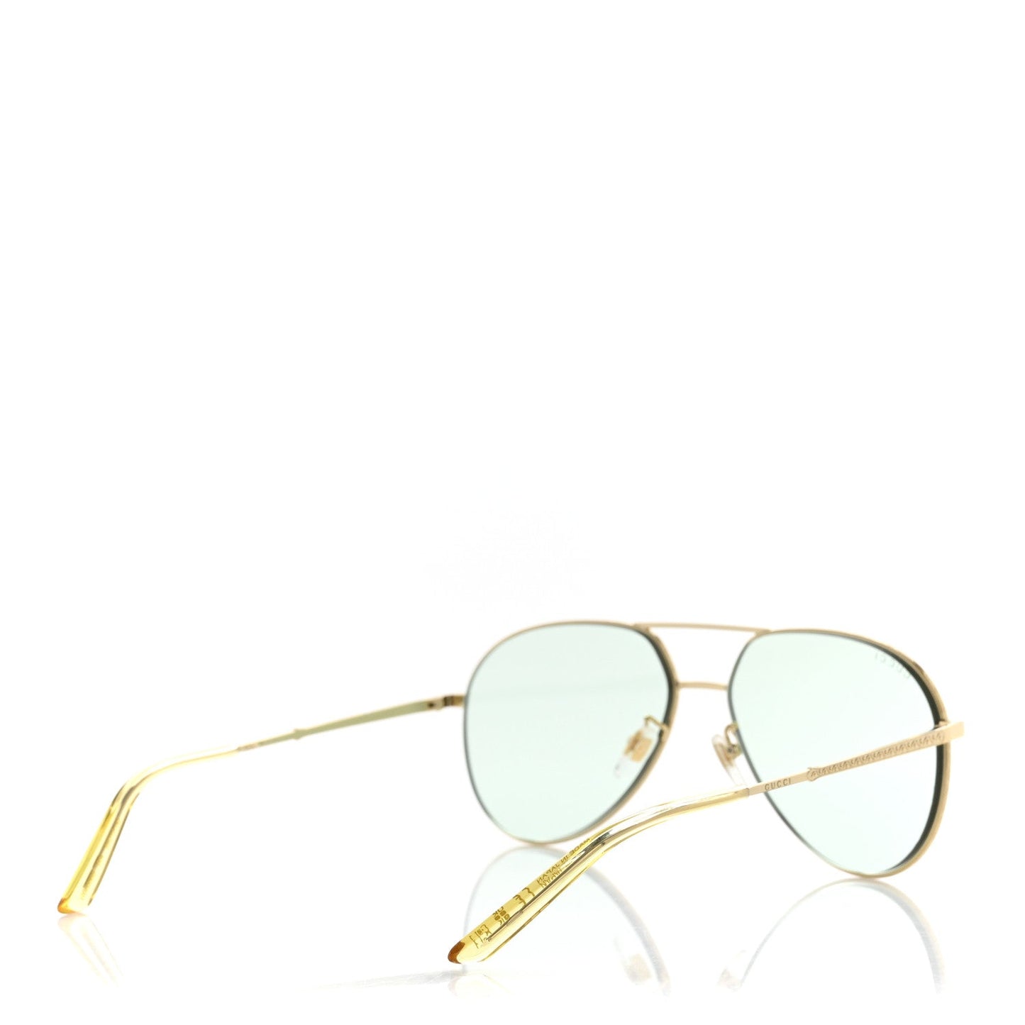 Gucci Metal Aviator Sunglasses GG0356S Gold