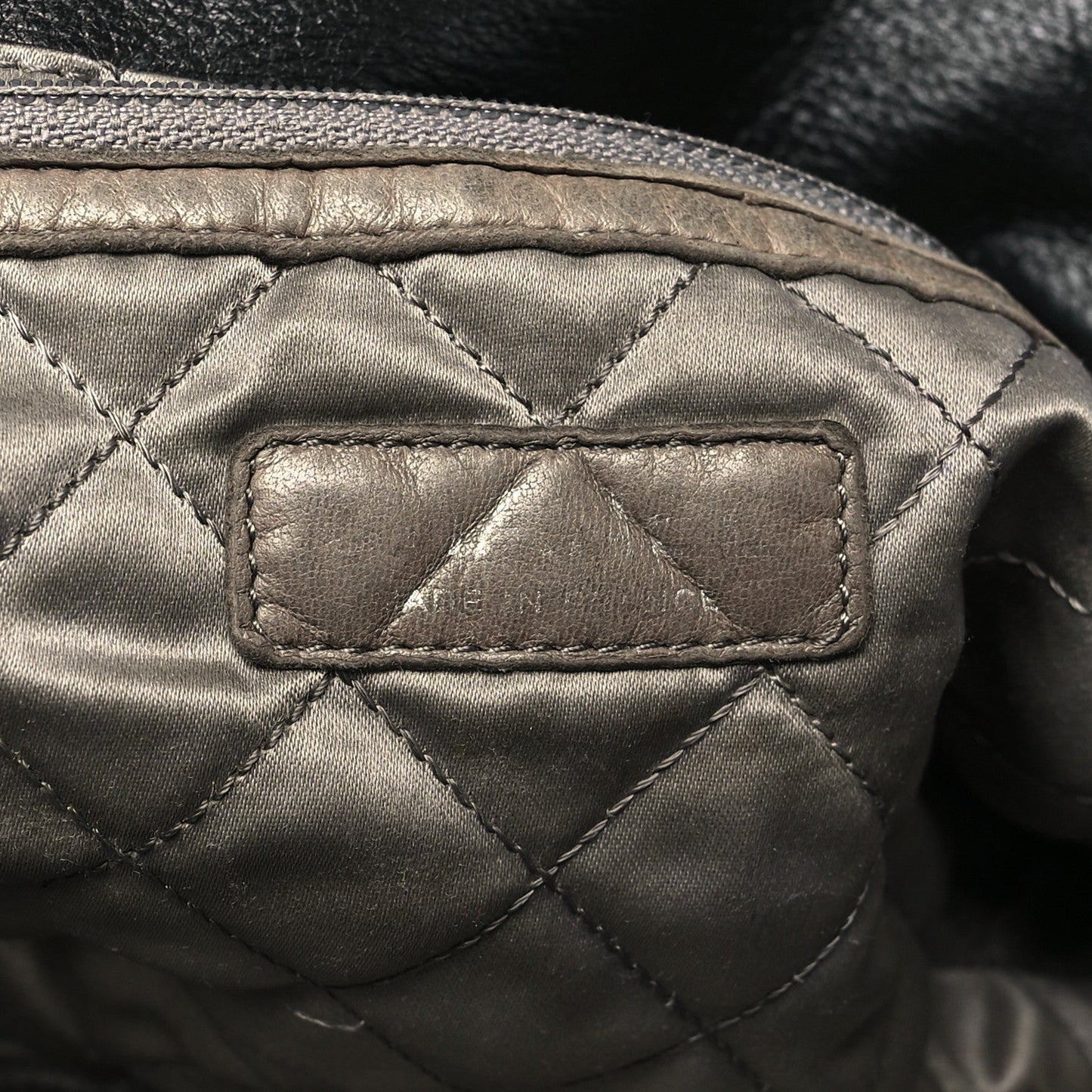 Chanel Lambskin Timeless Sharpei Chain Shoulder Bag Black