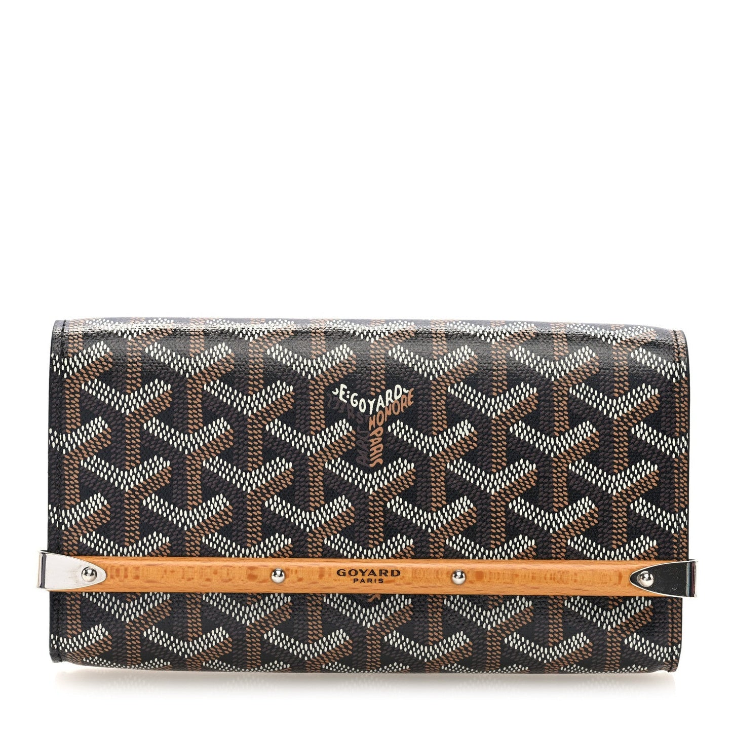 Goyard Goyardine Monte Carlo Mini Phone Case Black