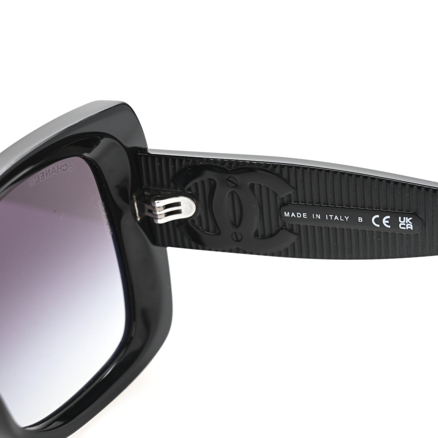 Chanel Square Polarized CC Sunglasses 5494-A Black