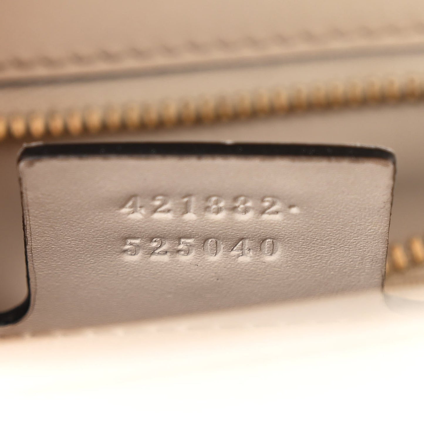 Gucci Calfskin Small Sylvie Shoulder Bag Off White