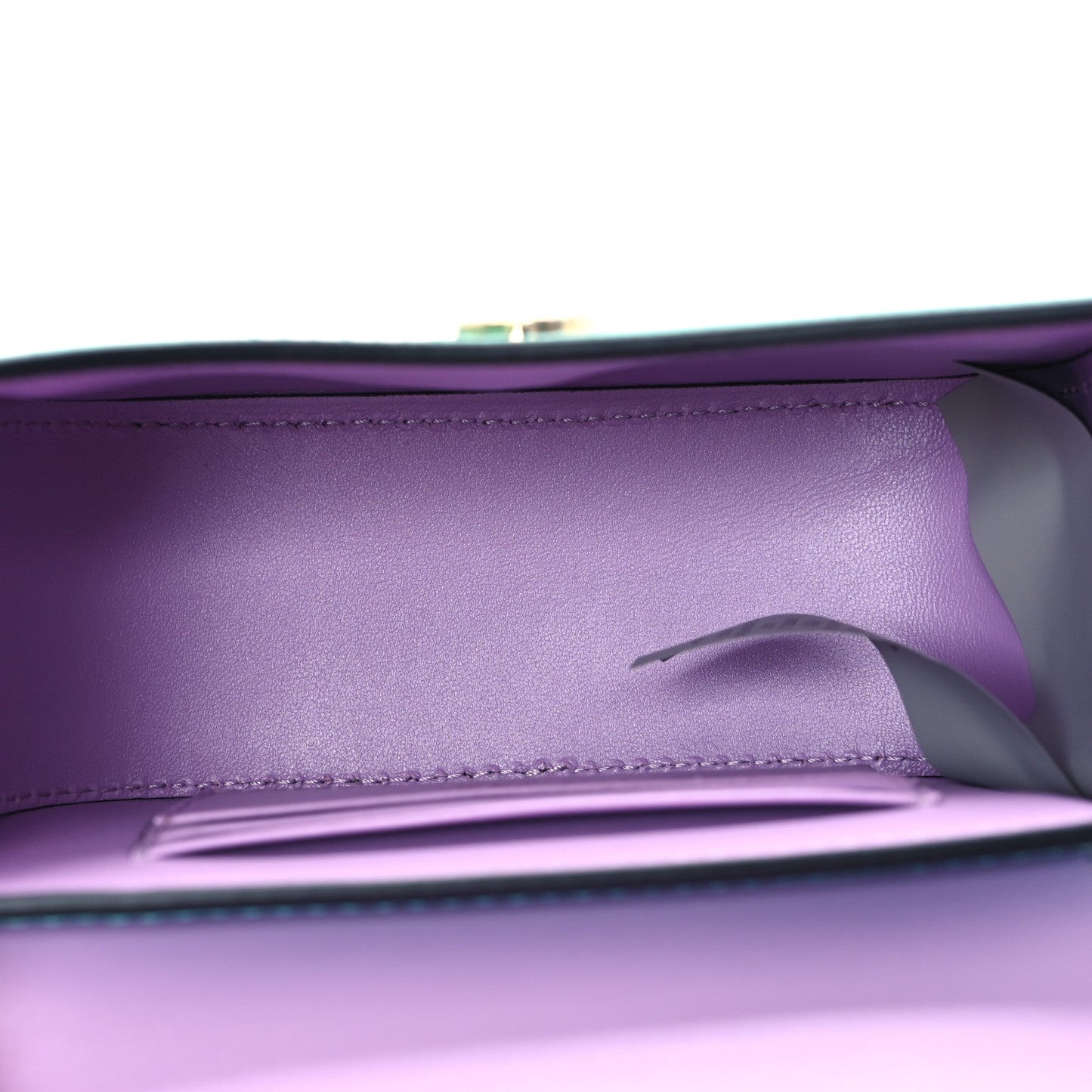 Versace Calfskin Mini La Medusa Bag Turquoise