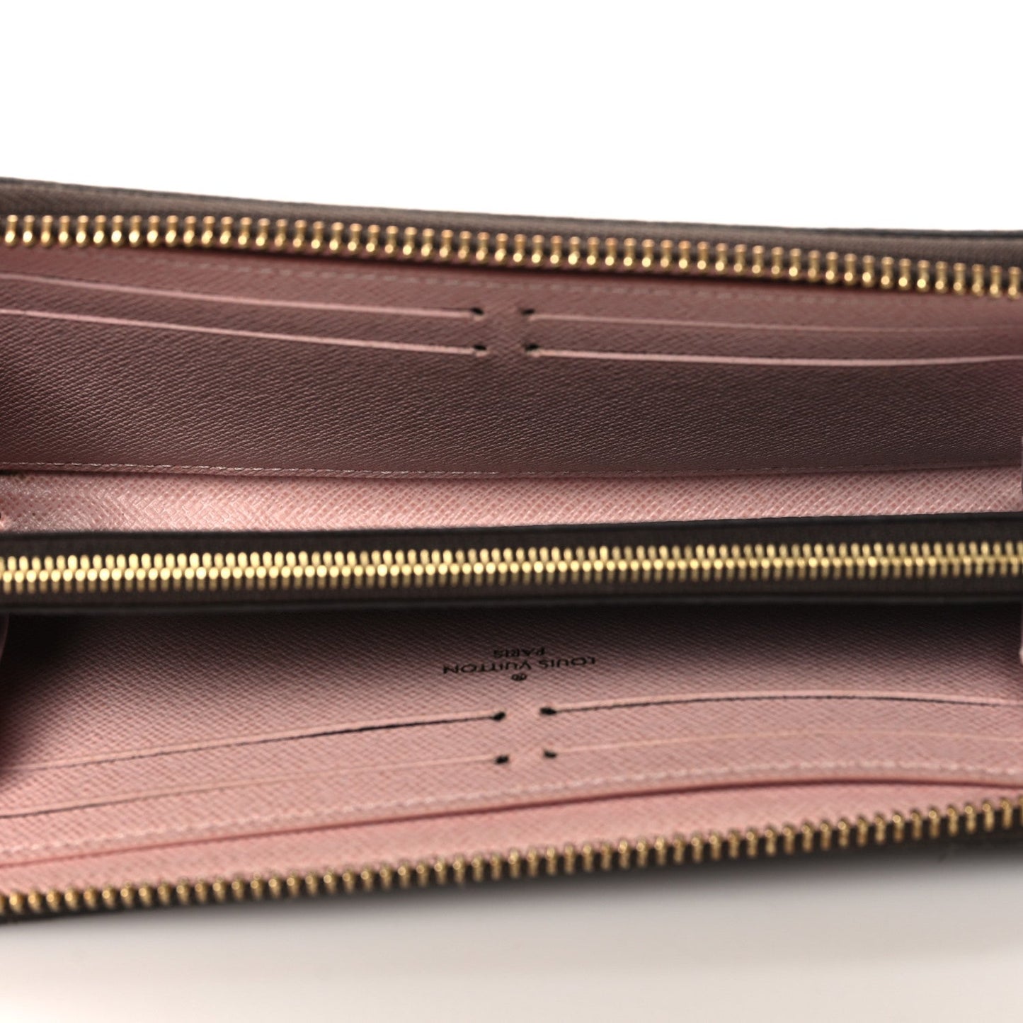 Louis Vuitton Monogram Clemence Wallet Rose Ballerine