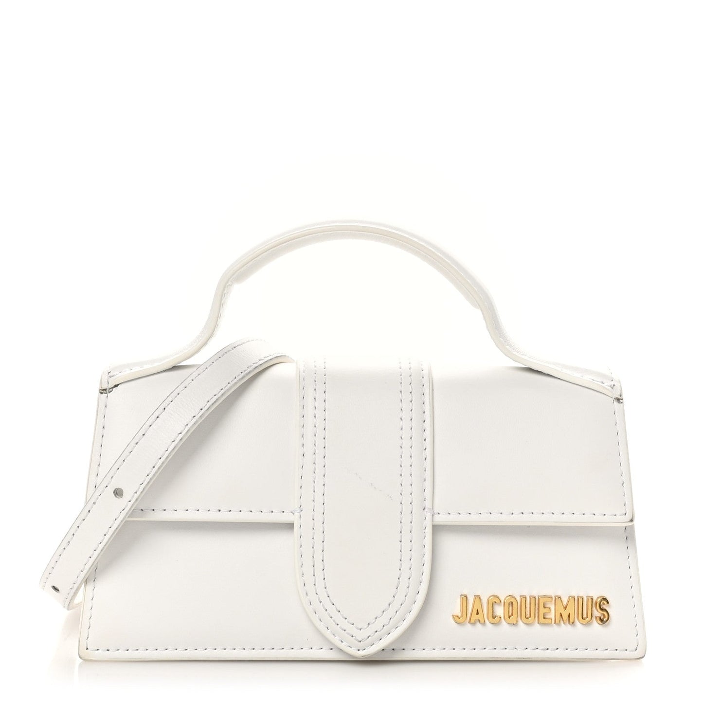 Jacquemus Smooth Calfskin Le Bambino White