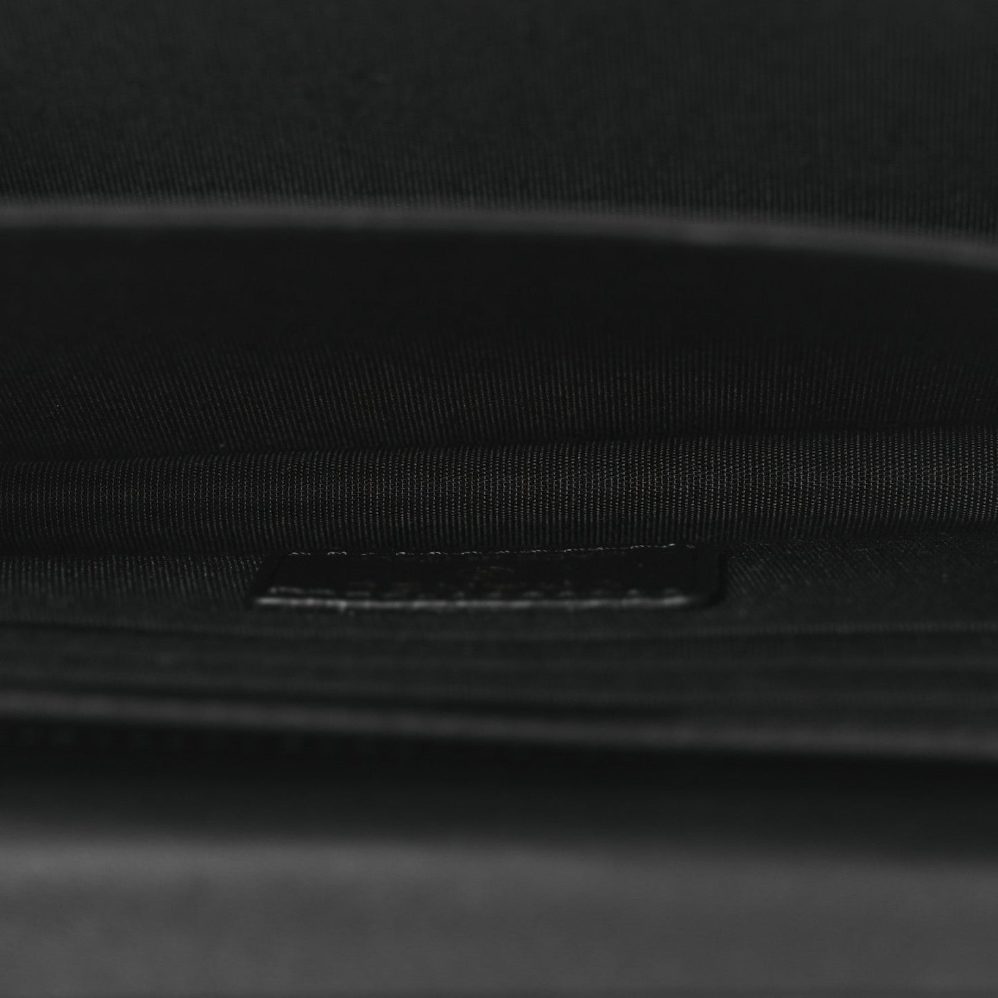 Chanel Lambskin Quilted Mini Camellia Bow Wallet On Chain WOC Black