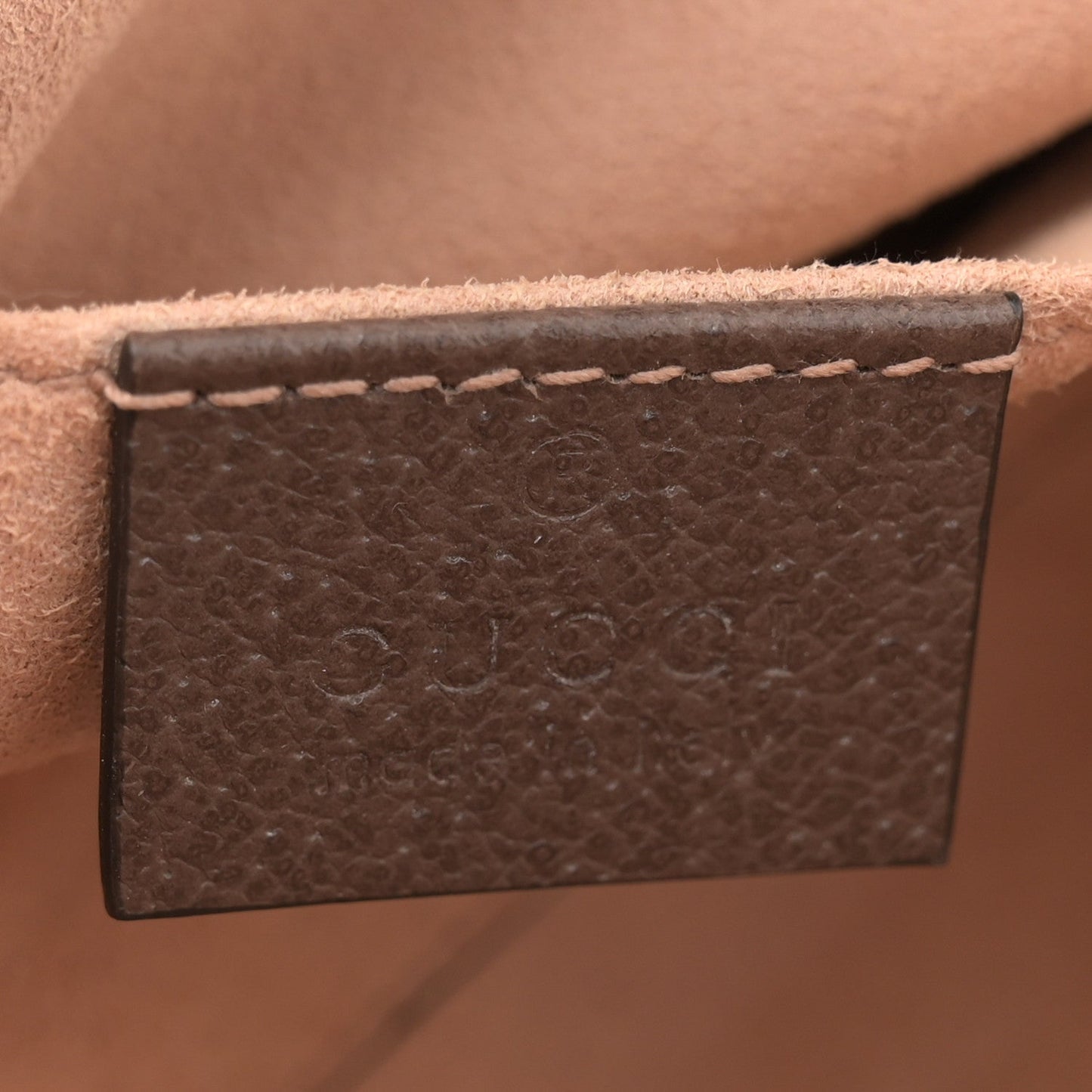 Gucci GG Supreme Monogram Web Mini Ophidia Shoulder Bag Brown