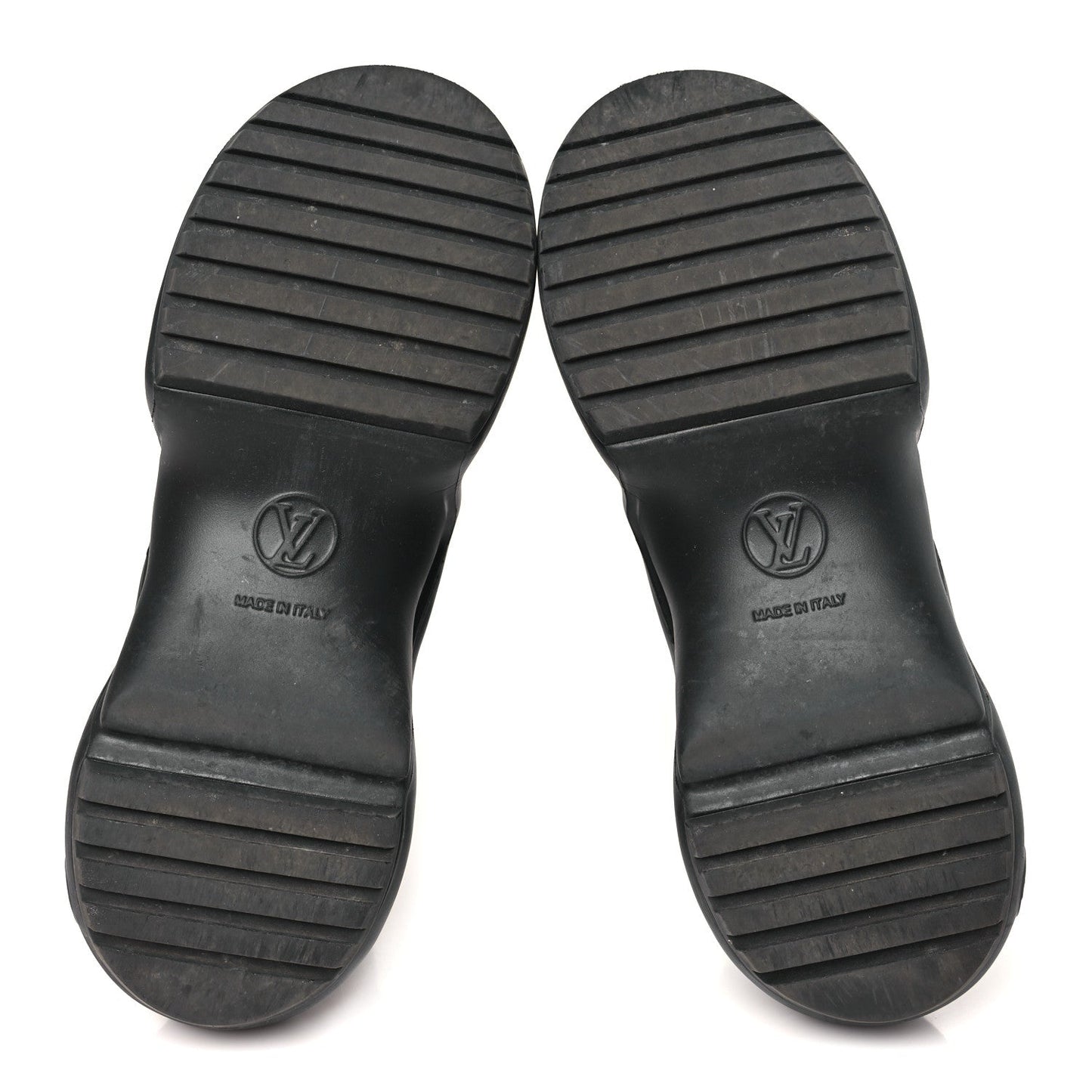 Louis Vuitton Calfskin Patent Monogram LV Archlight Sneakers Black