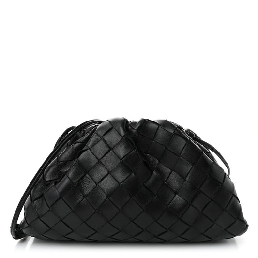 Bottega Veneta Nappa Intrecciato The Mini Pouch Black