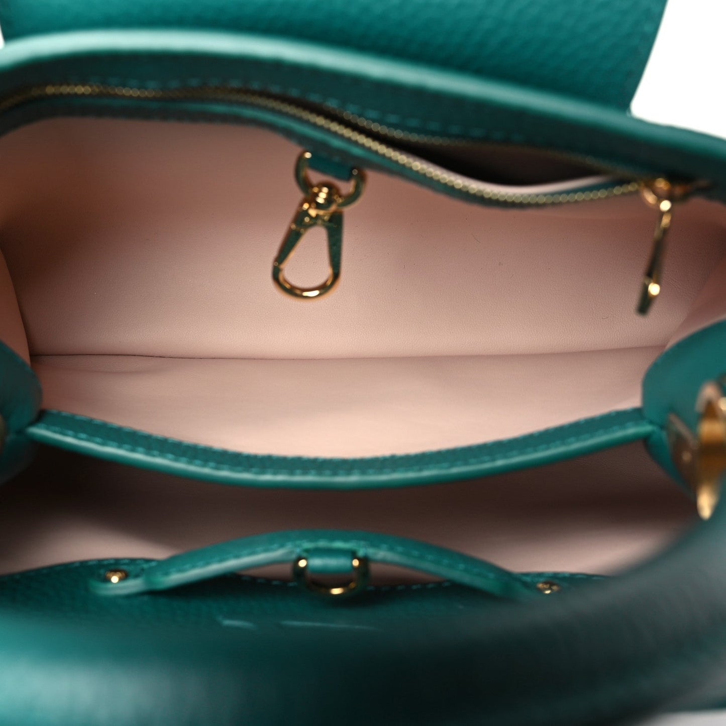 Louis Vuitton Taurillon Capucines BB Emerald