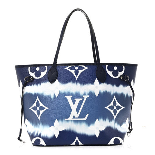 Louis Vuitton Monogram Escale Neverfull MM Blue