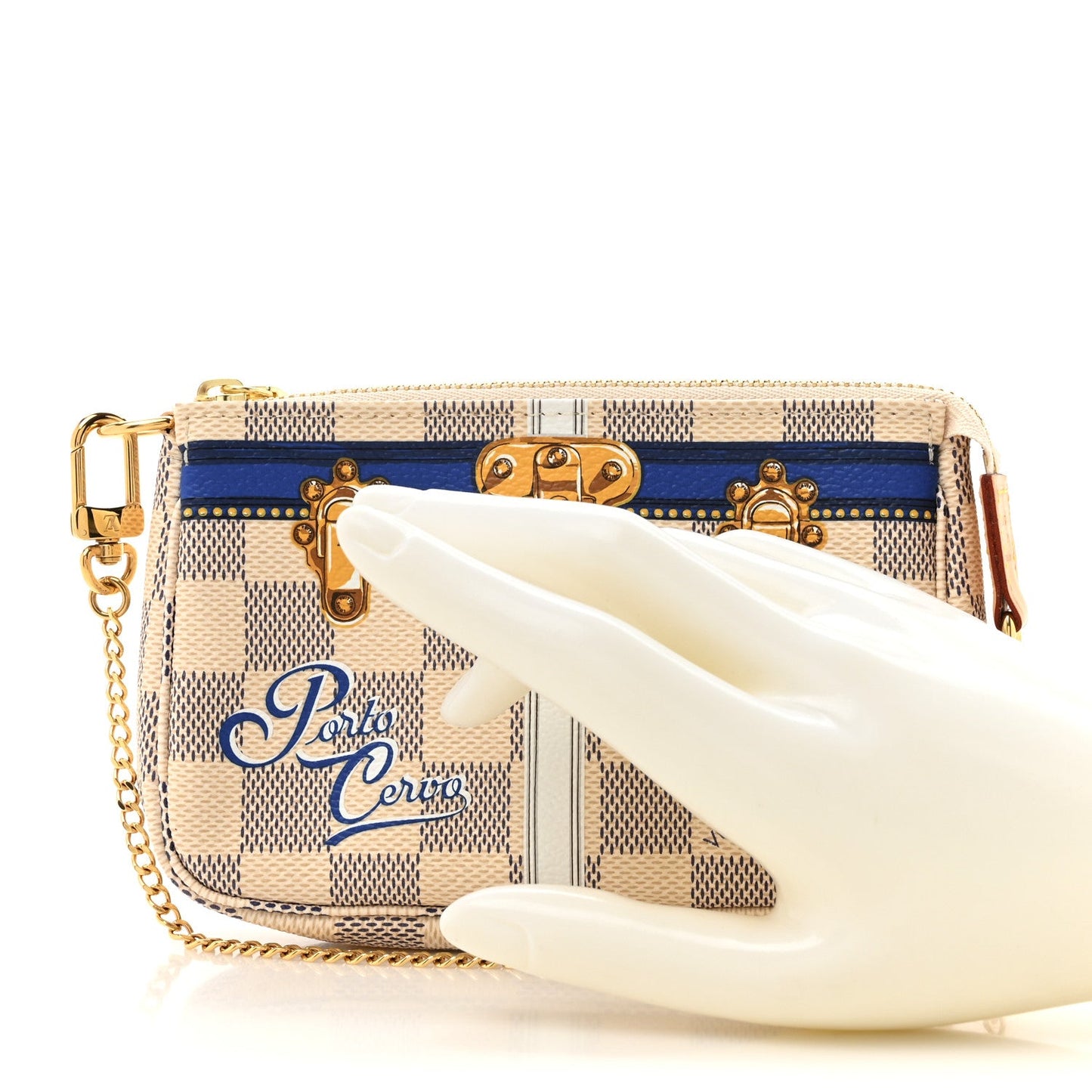 Louis Vuitton Damier Azur Summer Trunks Porto Cervo Mini Pochette Accessories