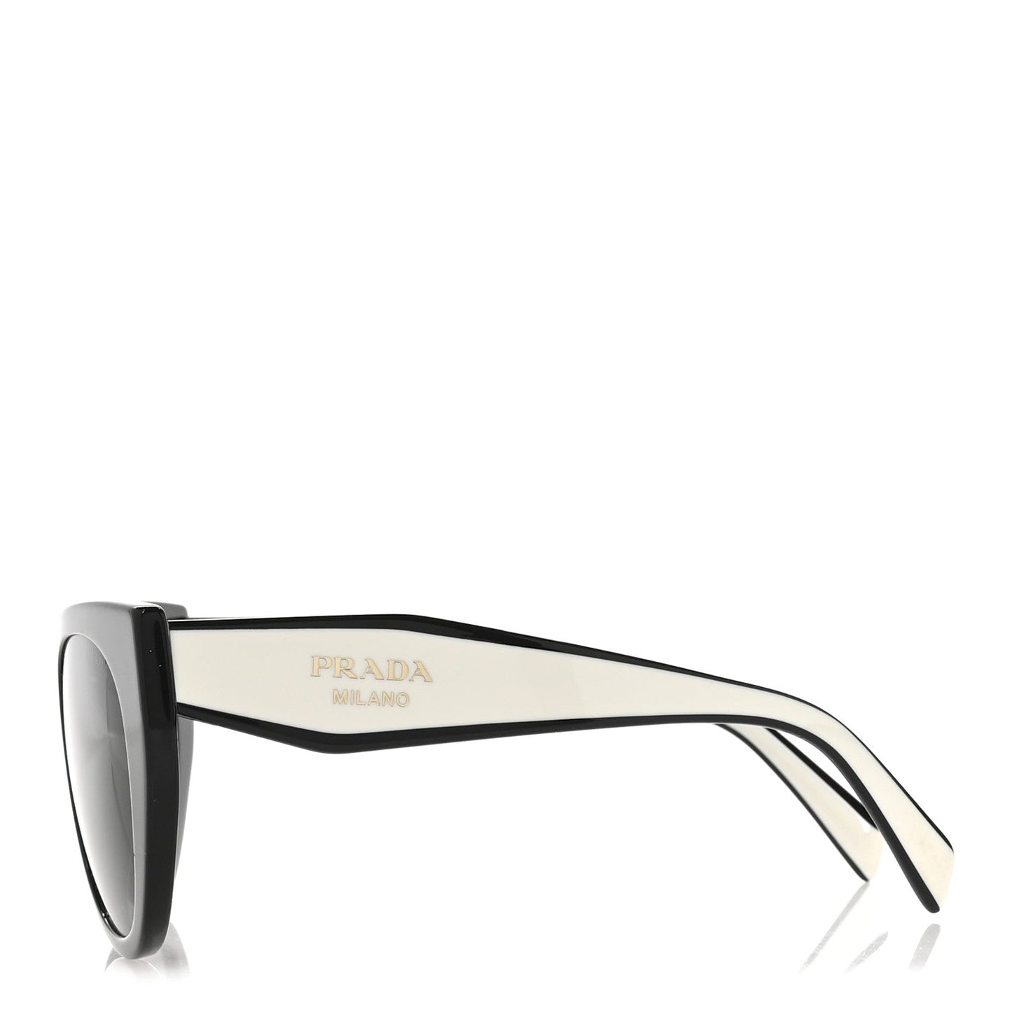 Prada Acetate Sunglasses SPR 14W Black White