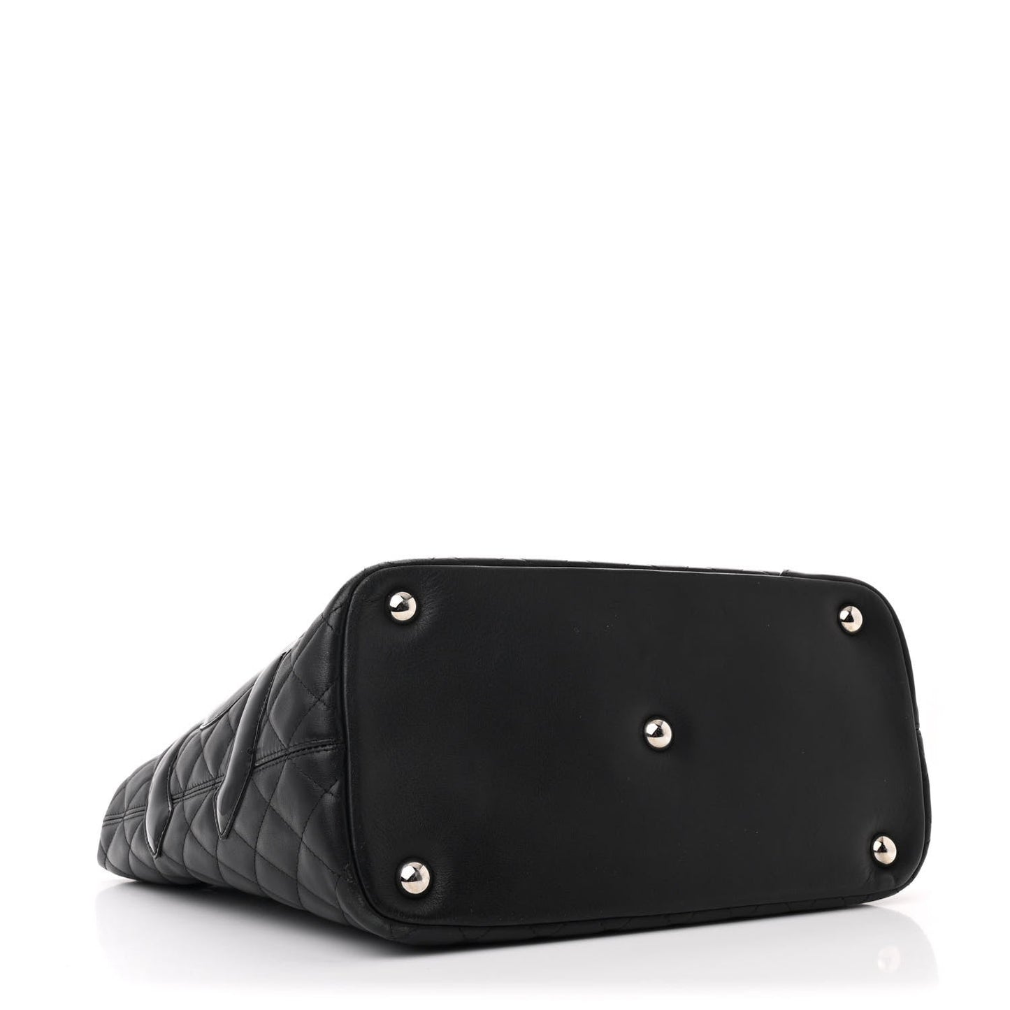 Chanel Calfskin Quilted Large Cambon Tote Black