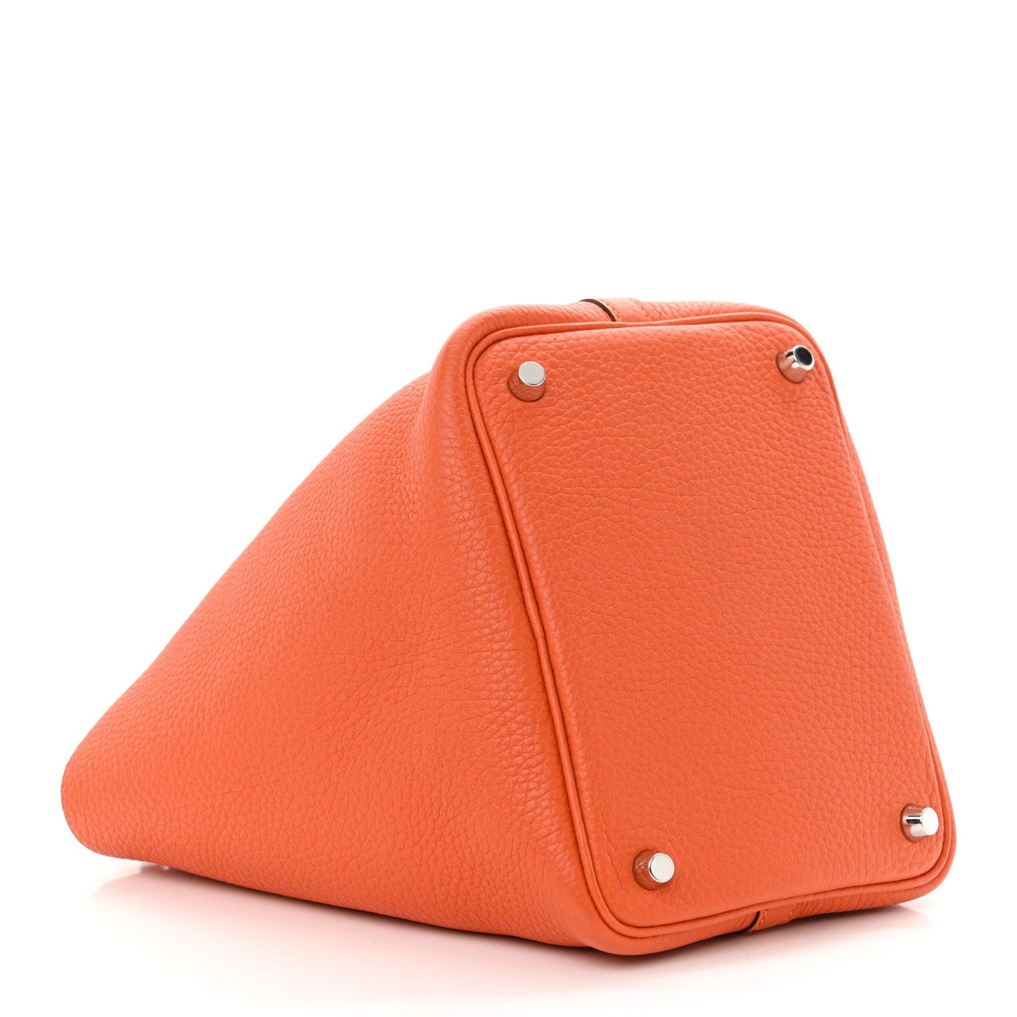 Hermes Taurillon Clemence Picotin Lock 18 PM Orange Poppy
