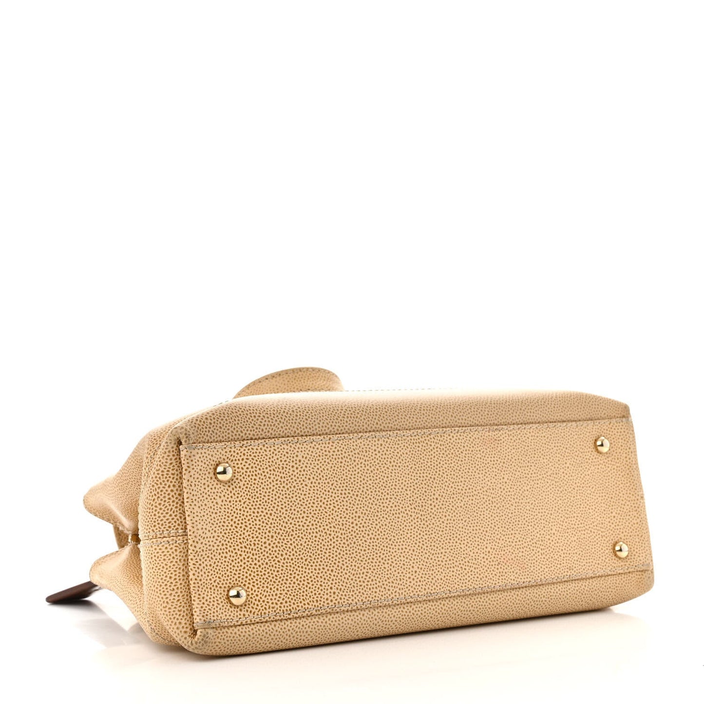 Chanel Caviar CC Shoulder Bag Beige