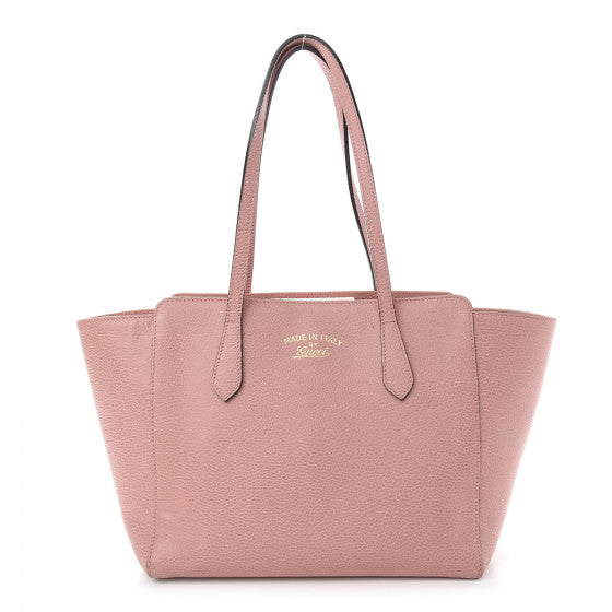 Gucci Dollar Calfskin Small Swing Tote Soft Pink Soft Pink