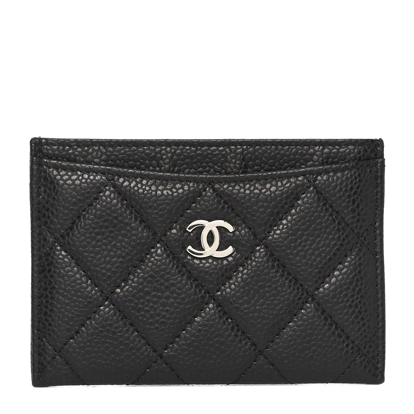 Chanel Caviar Quilted Card Holder Black