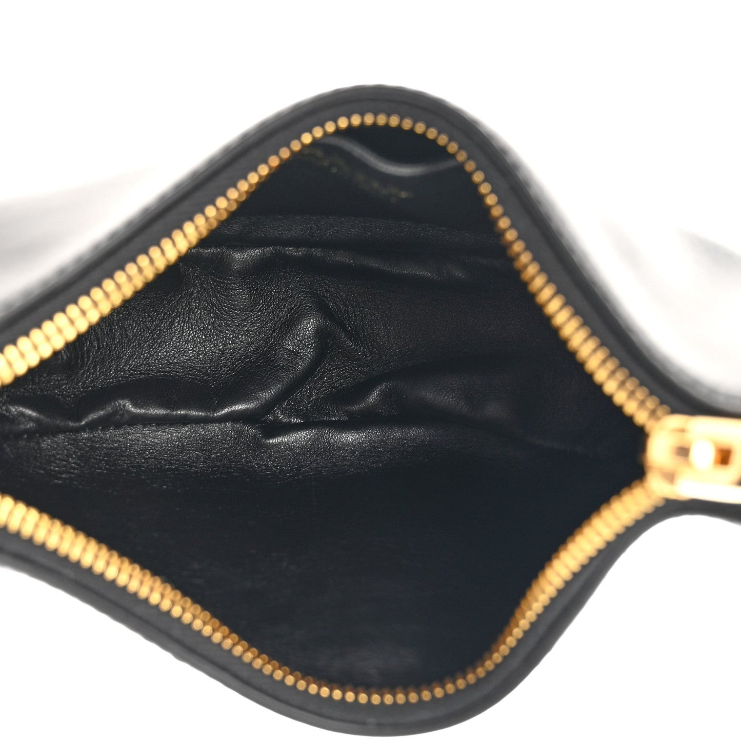 Prada Soft Calfskin Arque Shoulder Bag Black