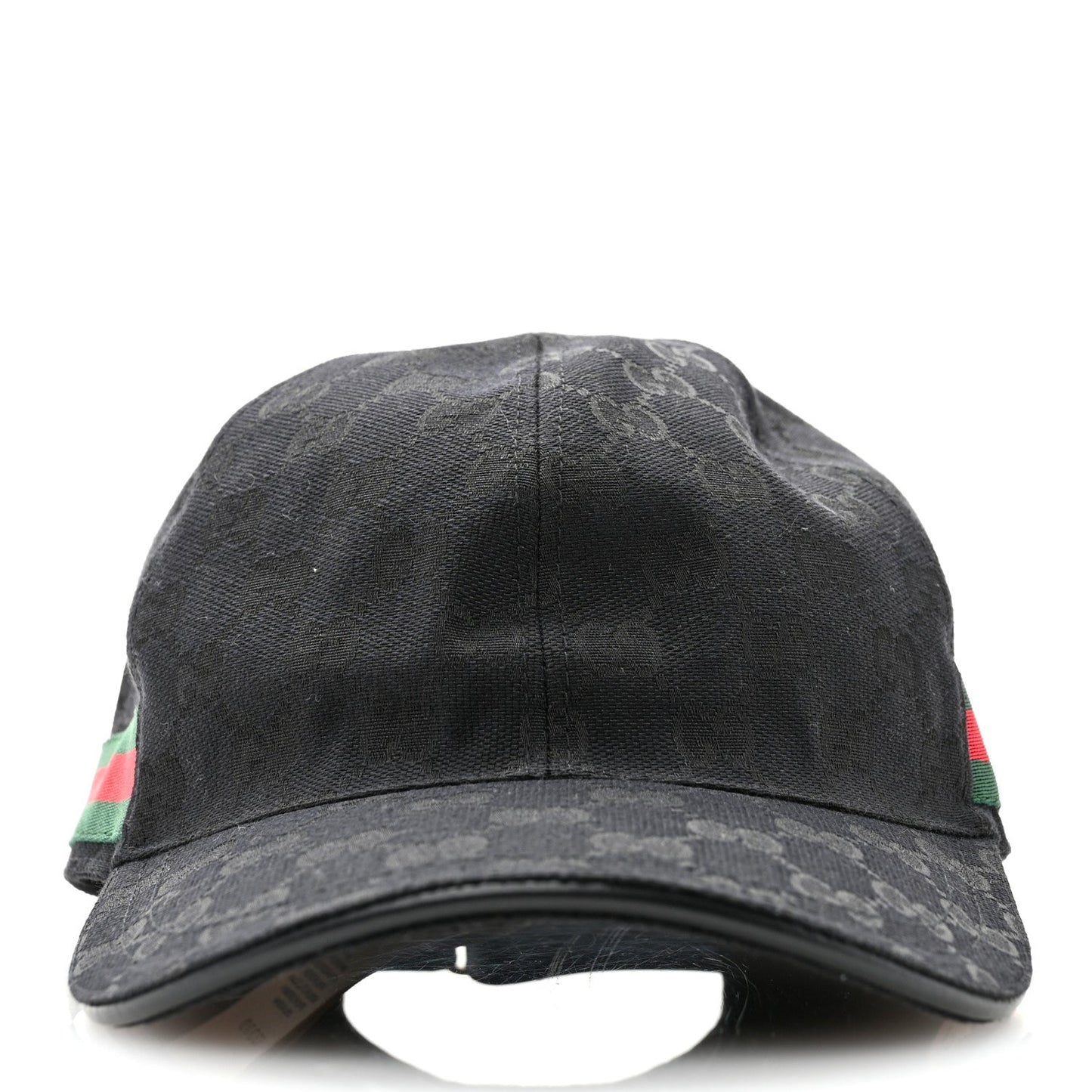 Gucci Monogram Web Baseball Hat XL Black