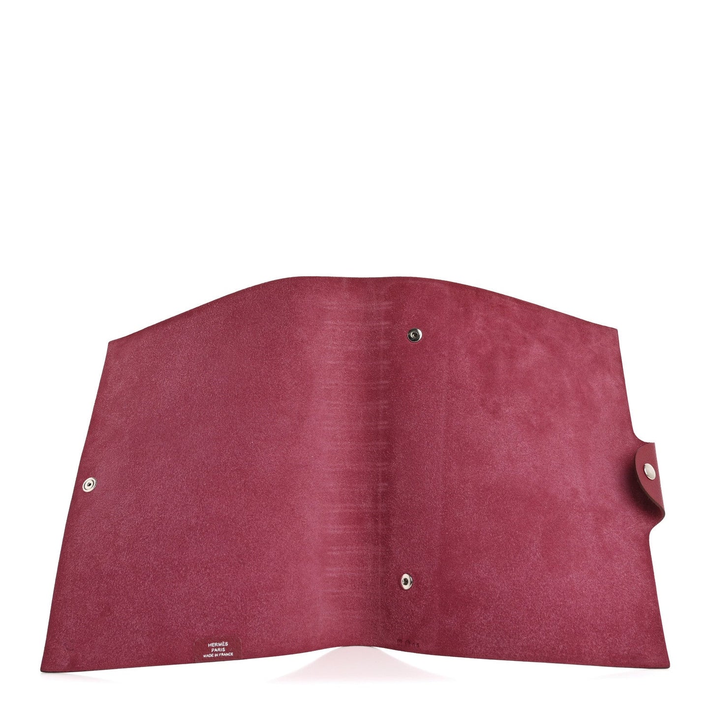 Hermes Togo Ulysse MM Notebook Cover Rouge Grenat