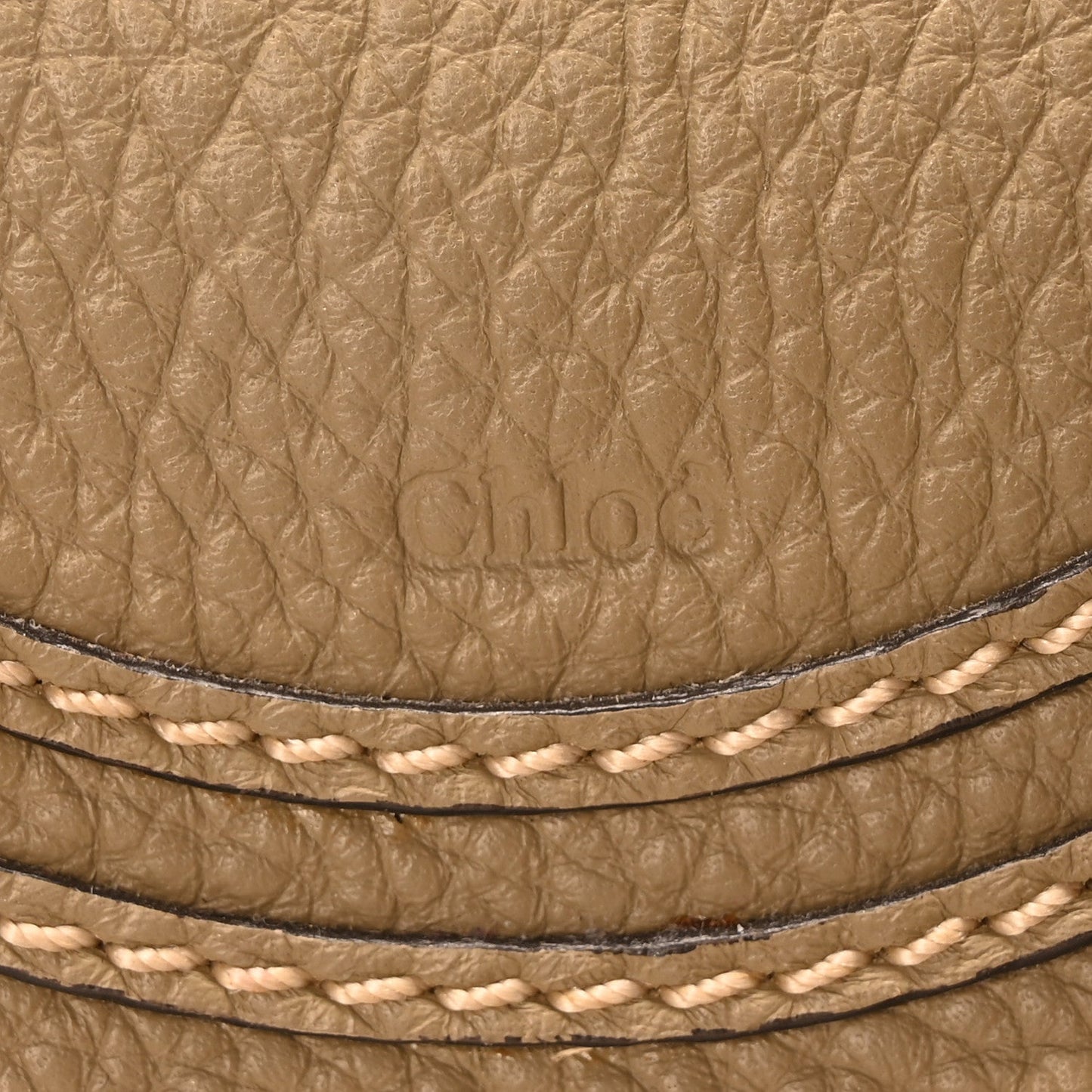 Chloe Raffia Small Grain Calfskin Small Marcie Basket Shoulder Bag Pottery Green