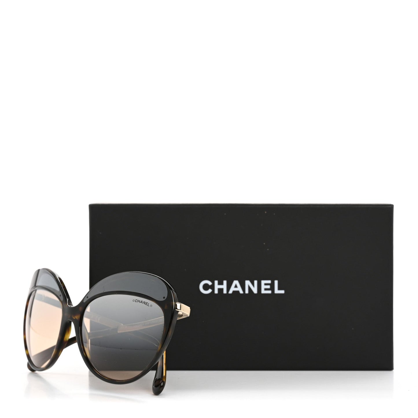 Chanel Acetate Butterfly Runway Sunglasses 5379 Tortoise