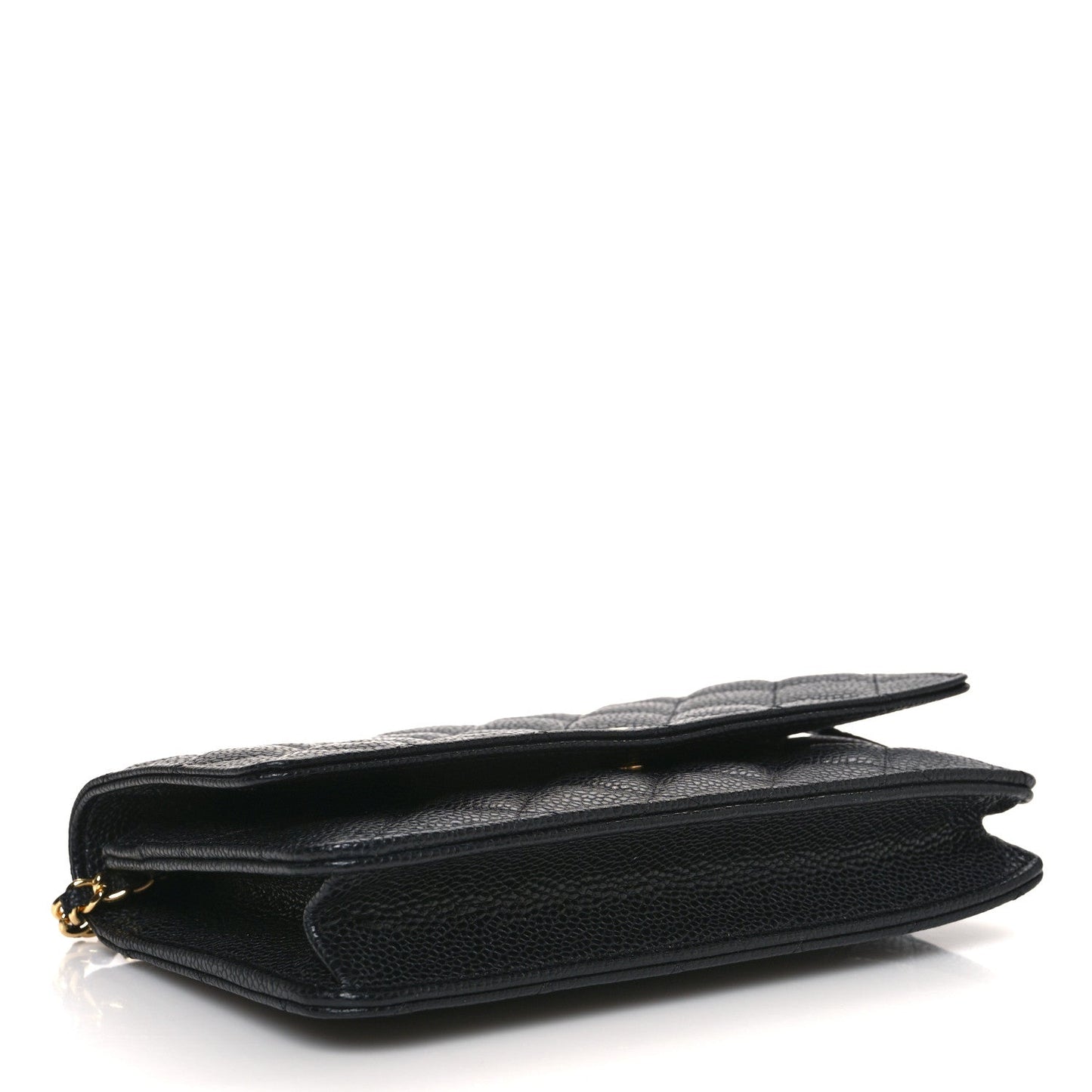 Chanel Caviar Quilted Wallet On Chain WOC Black