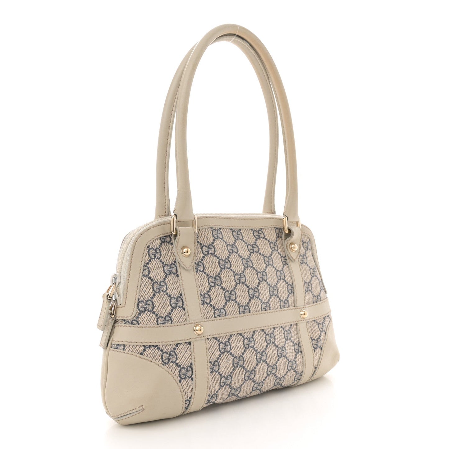 Gucci Monogram Reins Tote Navy