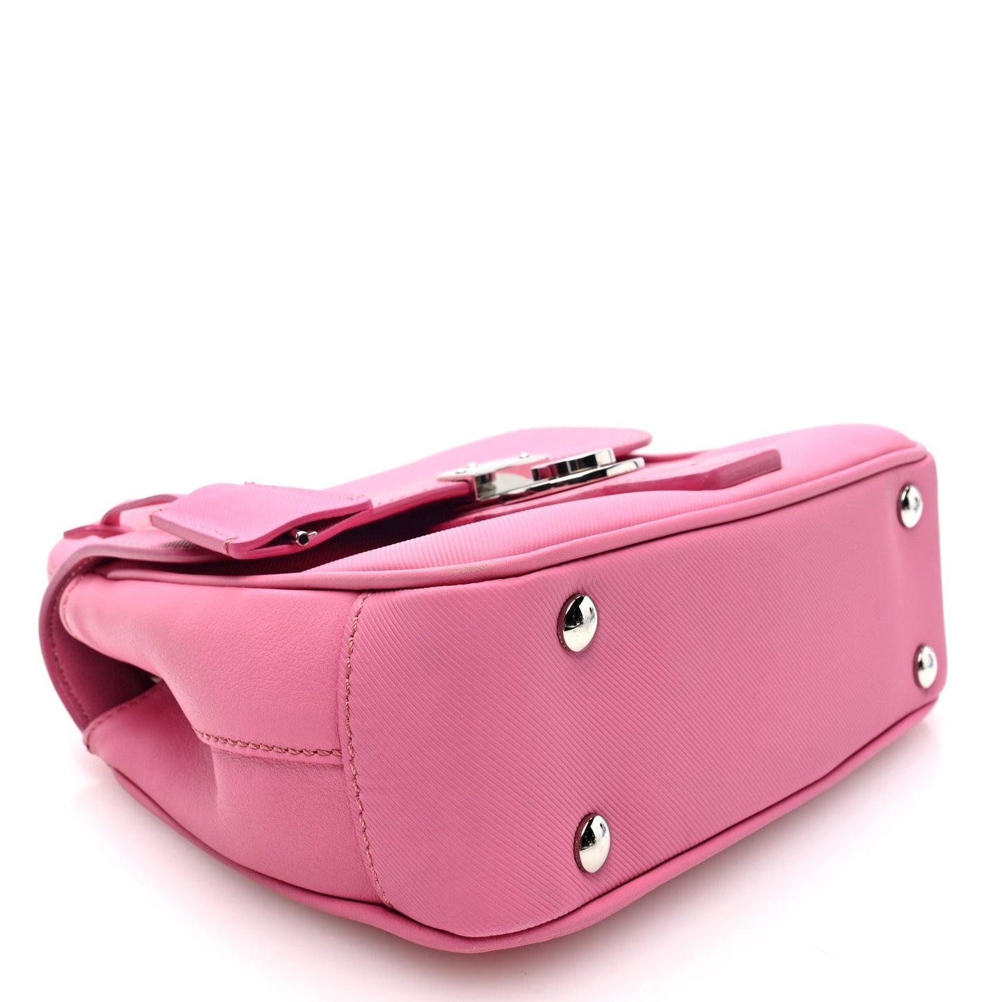 Burberry Trench Calfskin Small DK88 Top Handle Bag Rose Pink