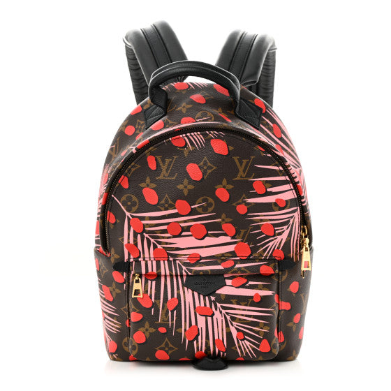 Louis Vuitton Monogram Jungle Dots Palm Springs Backpack PM Sugar Pink Poppy