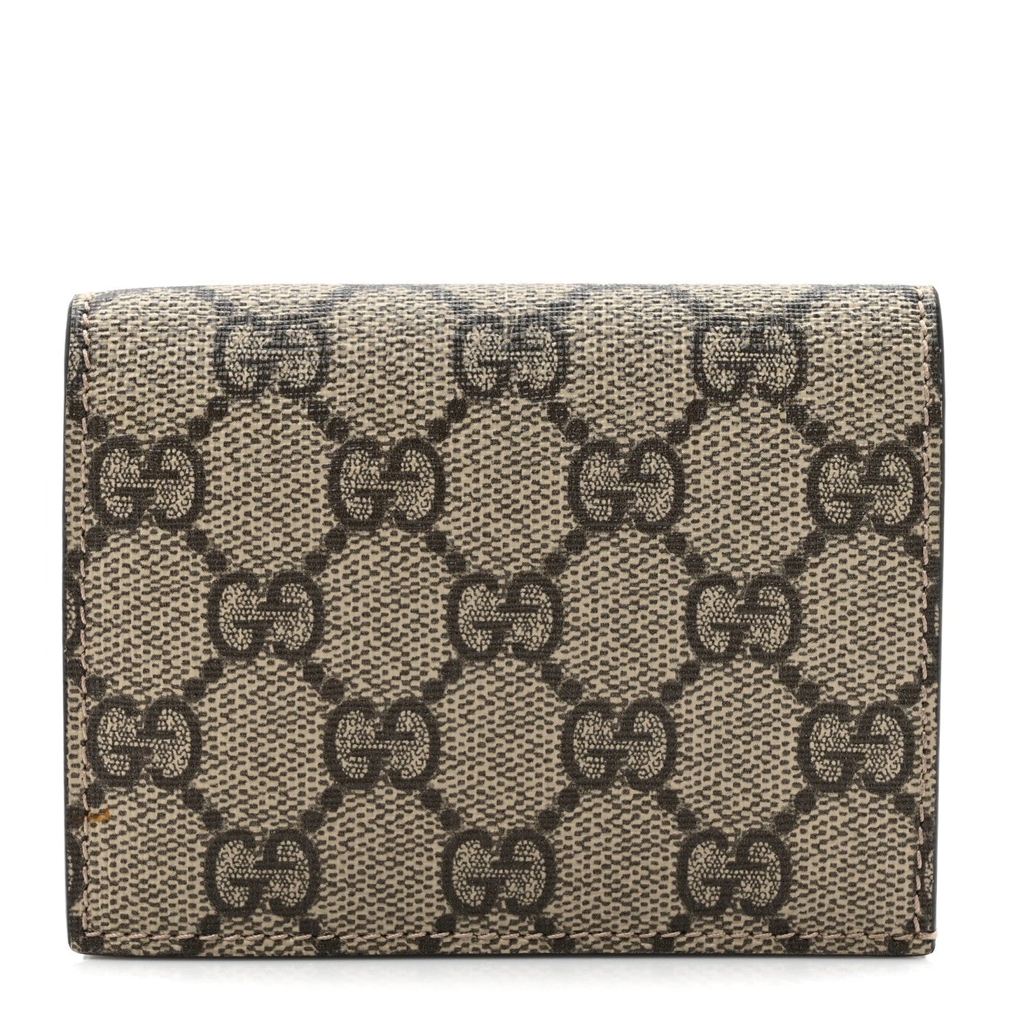 Gucci GG Supreme Monogram Card Case Beige