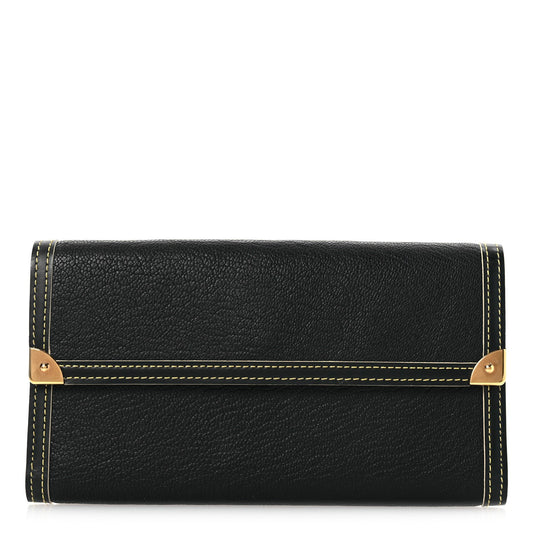 Louis Vuitton Suhali Porte Tresor International Wallet Black
