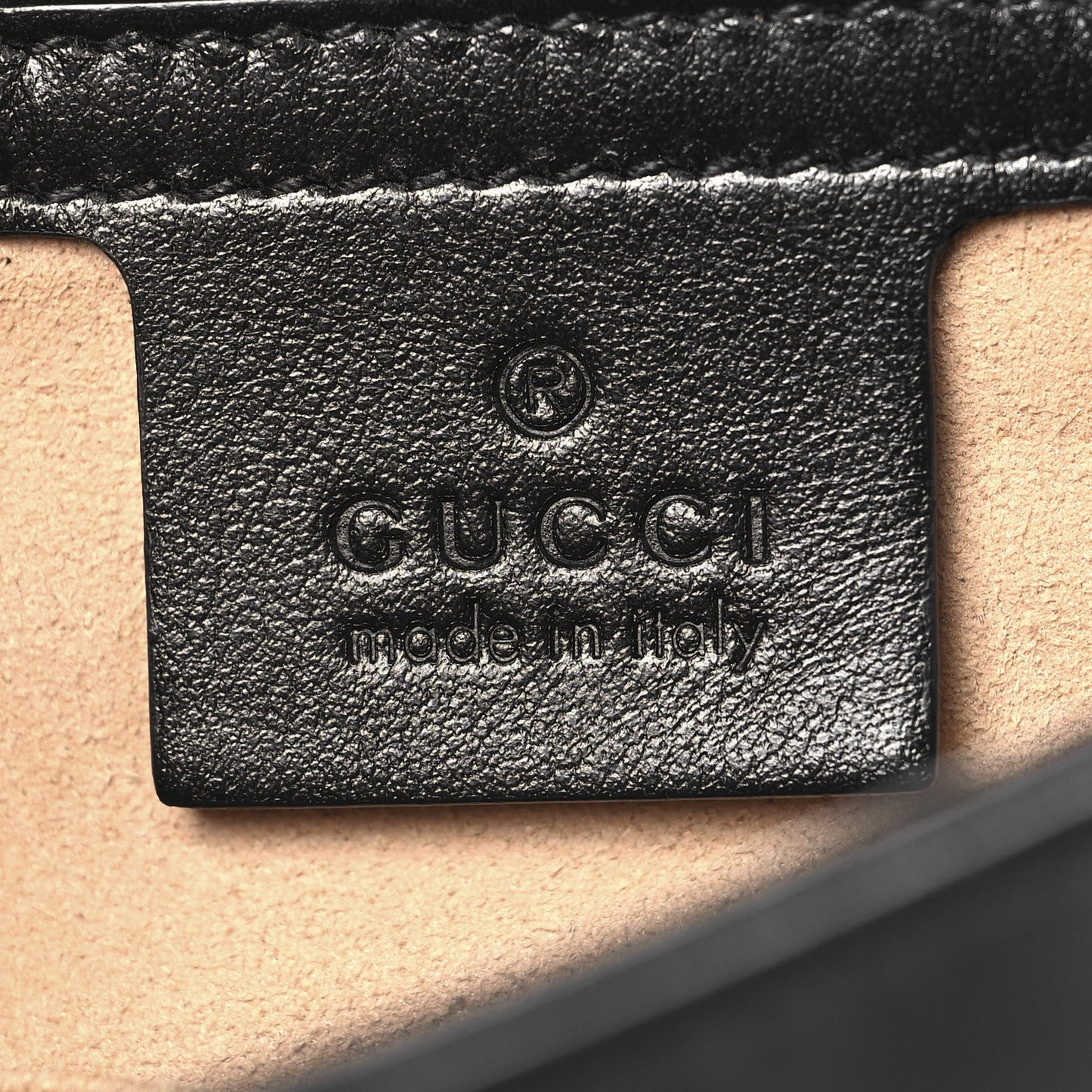 Gucci Calfskin Matelasse Medium GG Marmont Shoulder Bag Black