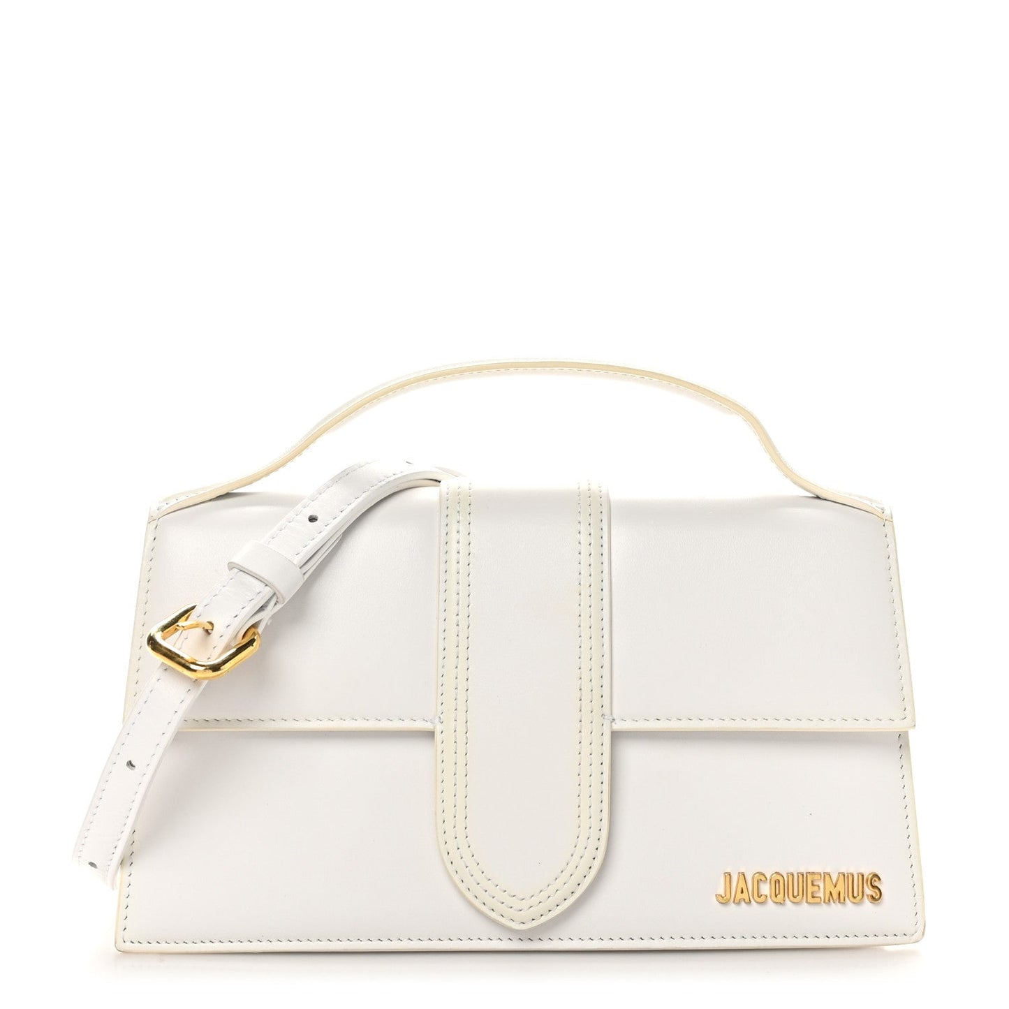 Jacquemus Smooth Calfskin Le Grand Bambino White