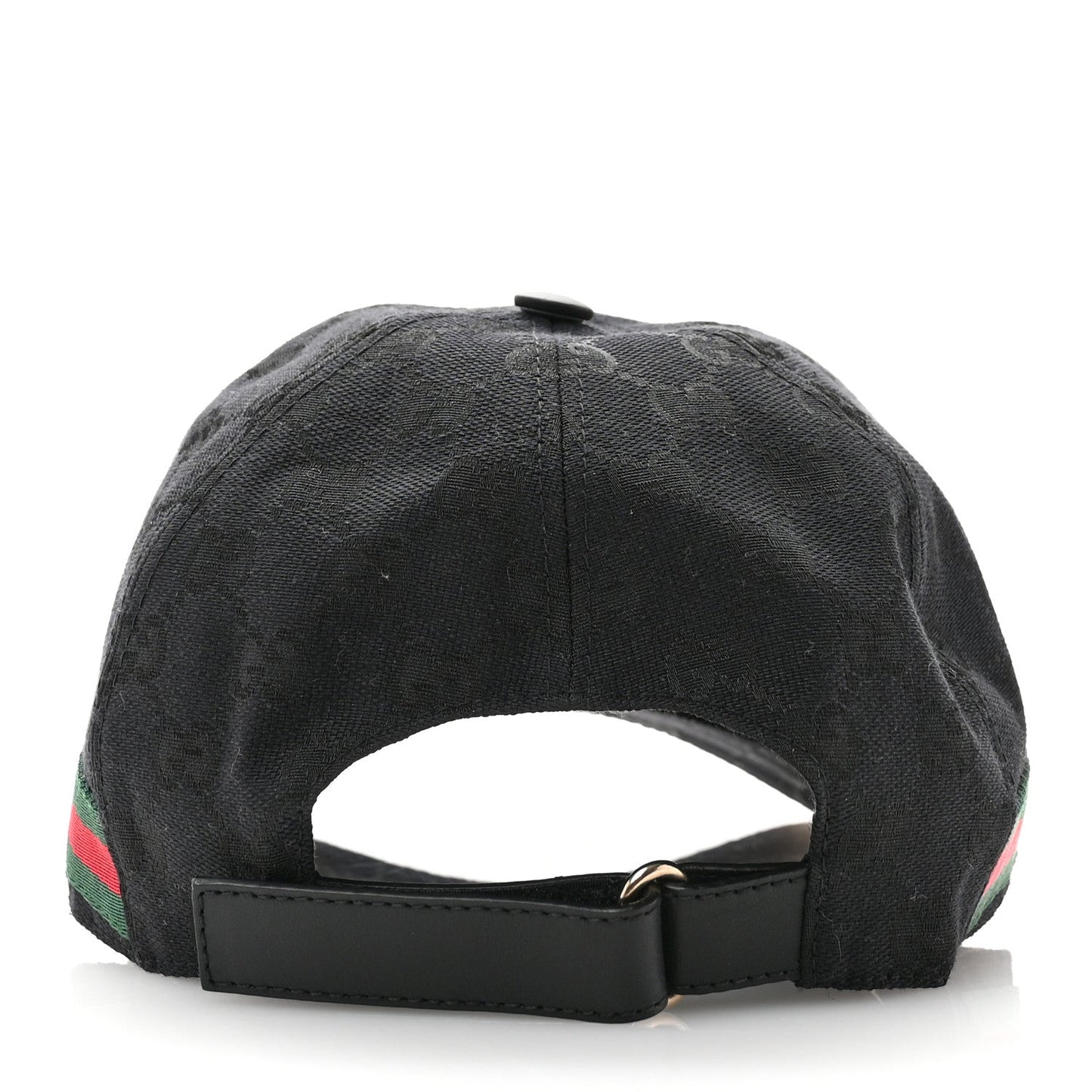 Gucci Monogram Web Baseball Hat XL Black