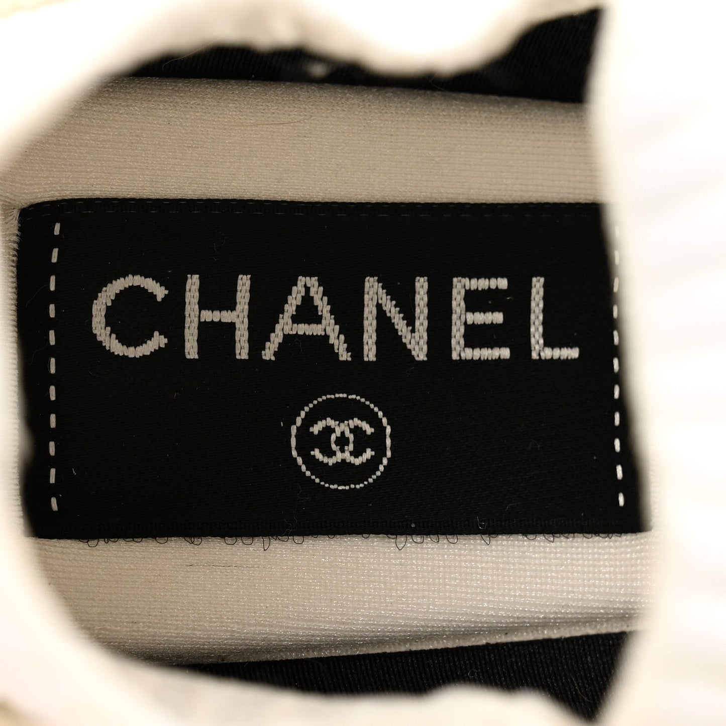 Chanel Mesh Suede Fabric Womens CC Sneakers 36 White Ivory Light Beige