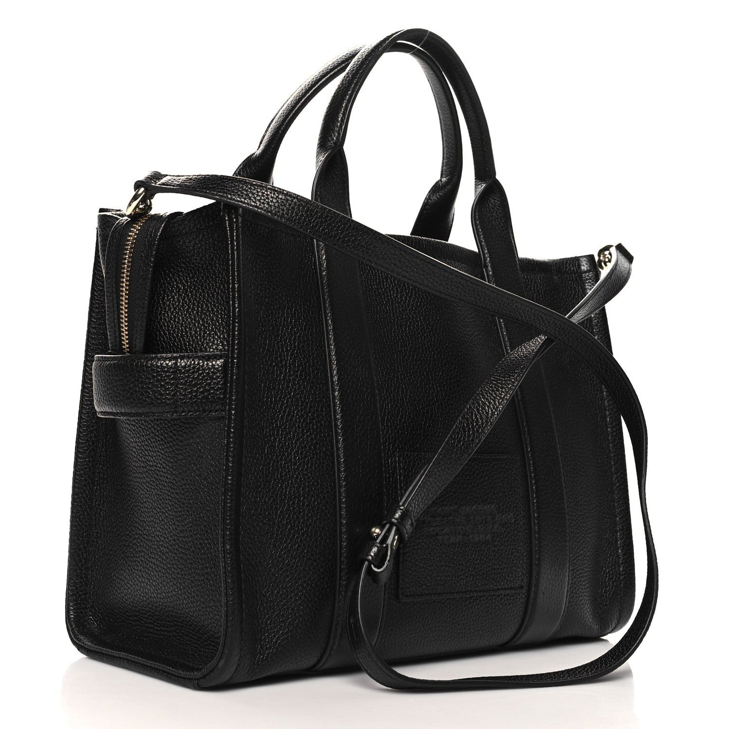Marc Jacobs Grained Calfskin Medium The Tote Bag Black