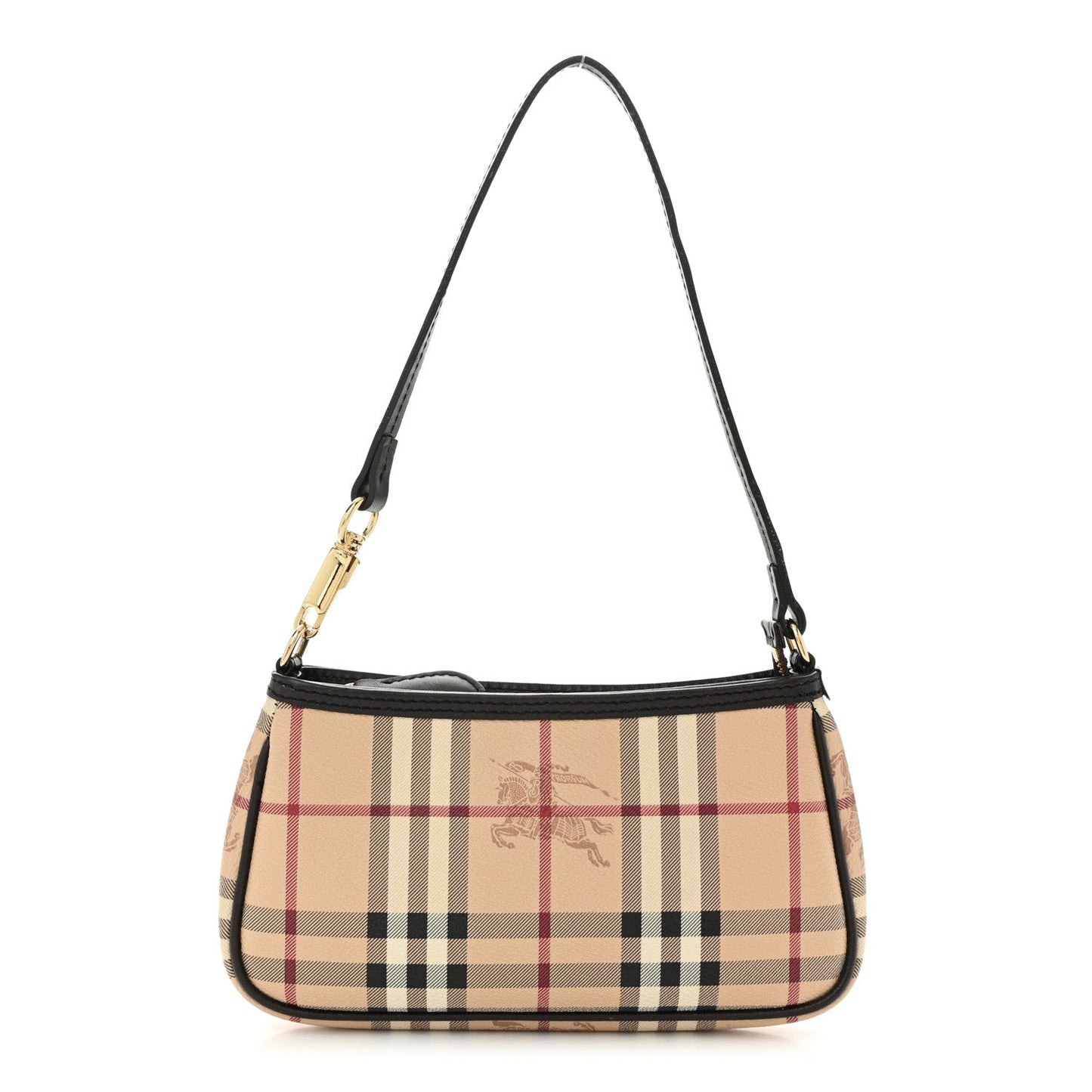 Burberry Haymarket Check Sling Bag Chocolate