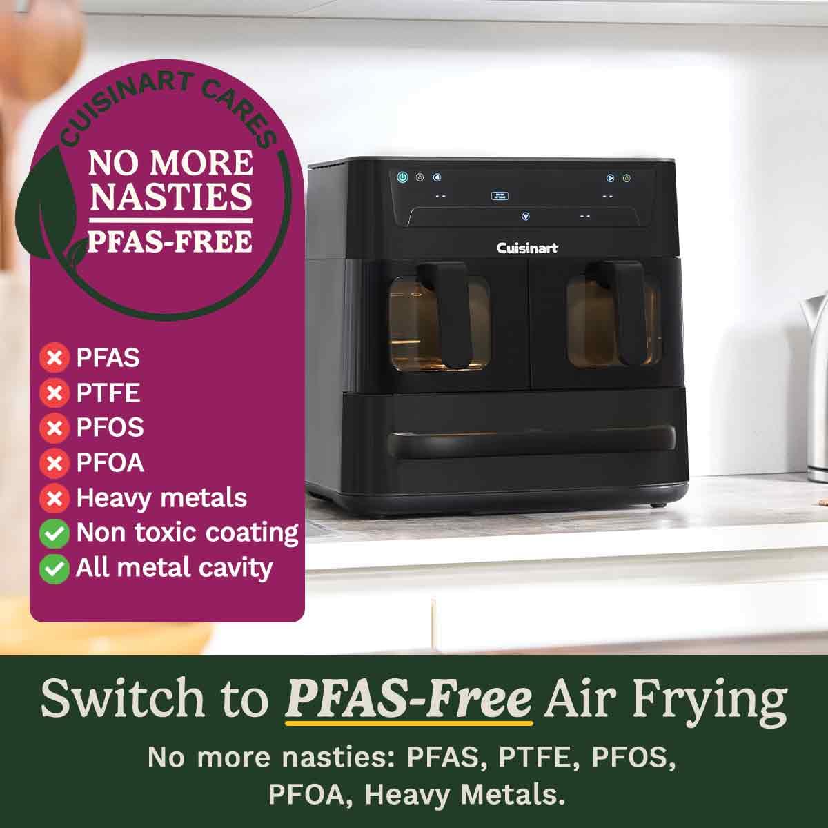 13.2L Tri-zone air fryer Blk Window