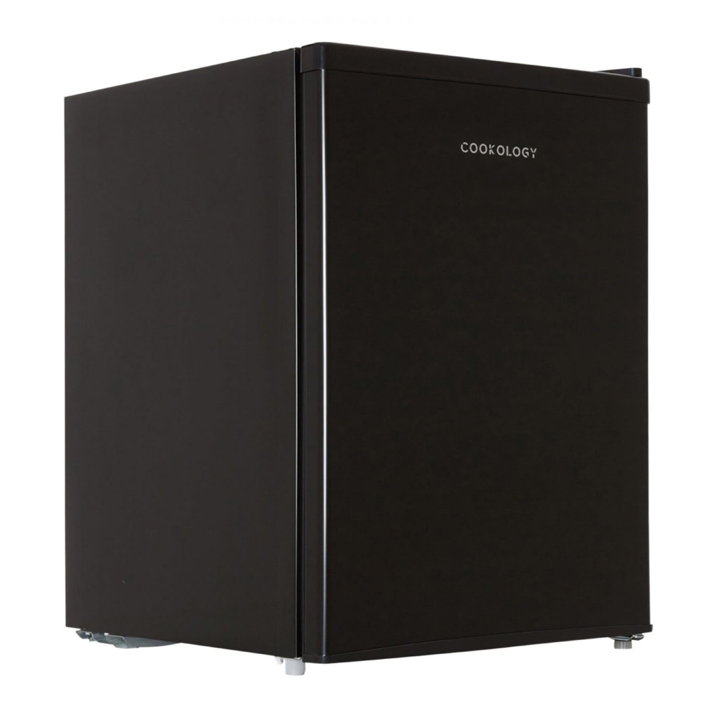 Cookology 67L Small Tabletop Mini Fridge - Reversible Door - Adjustable Temperature Control & Legs - Chiller Box - Black
