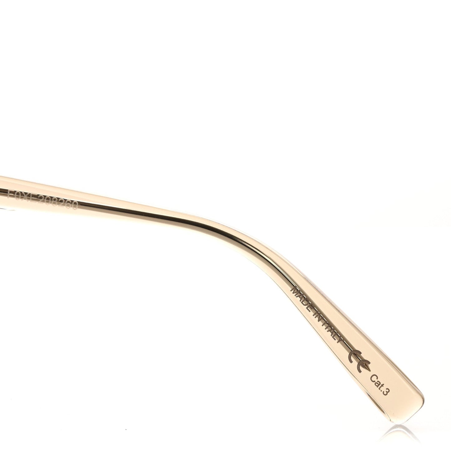 Saint Laurent Transparent Acetate SL 456 Sunglasses Beige