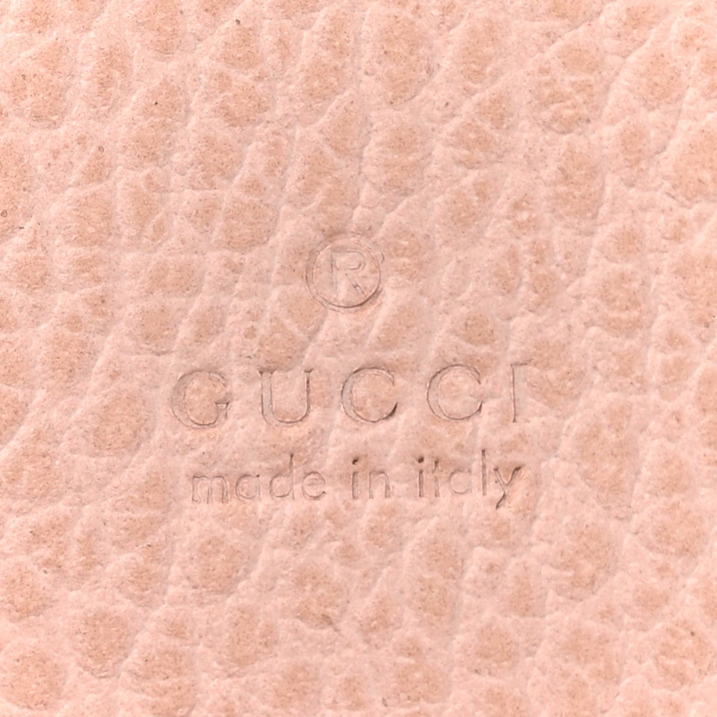 Gucci Dollar Calfskin GG Marmont Card Case Perfect Pink