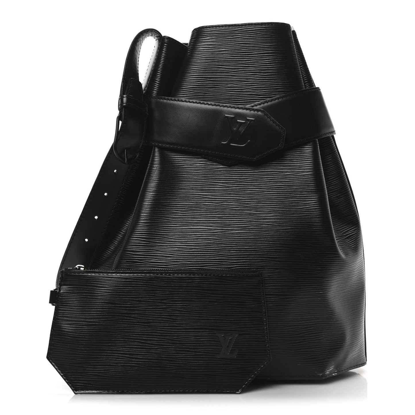 Louis Vuitton Epi Sac D'epaule Black