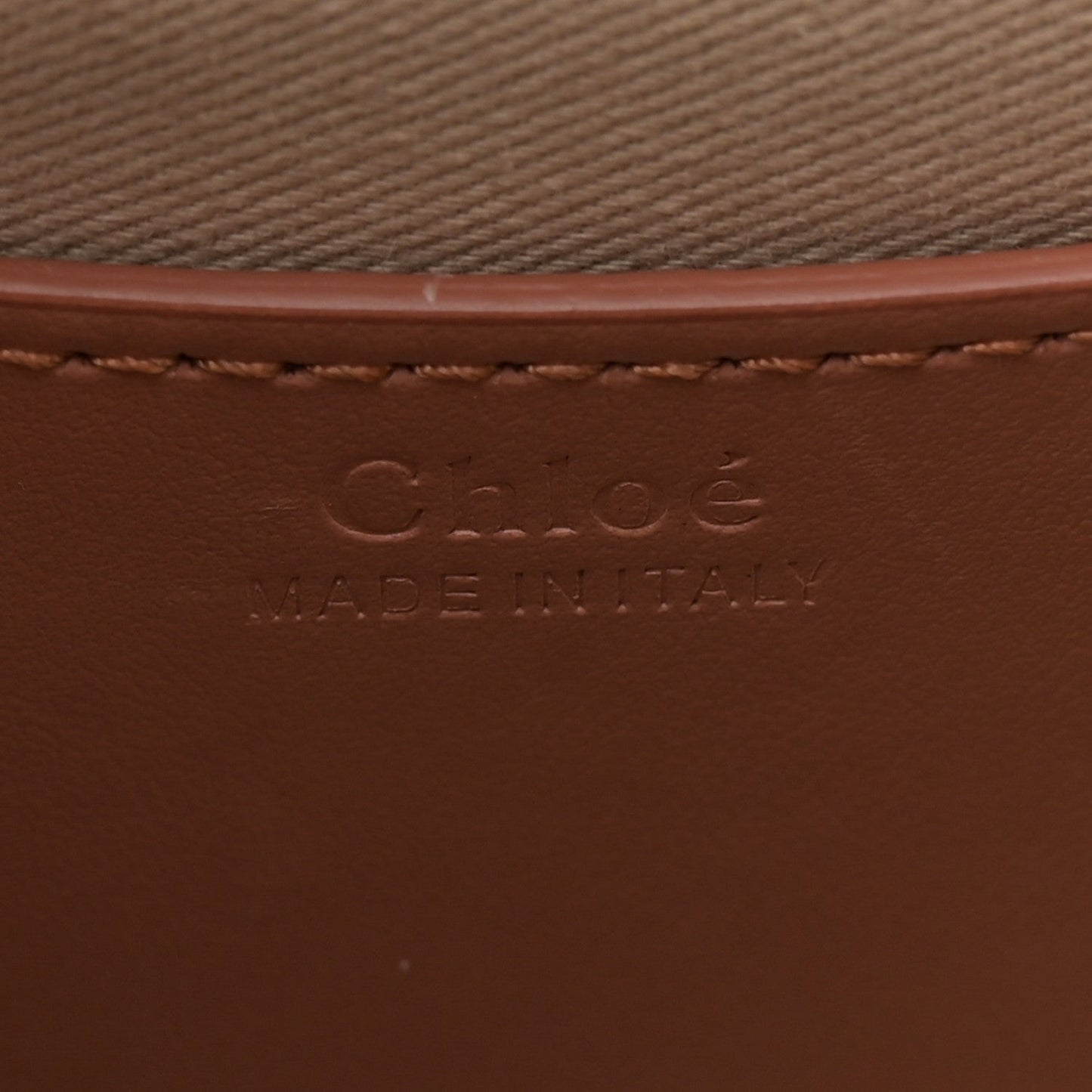Chloe Calfskin Small Tess Bag Muted Brown