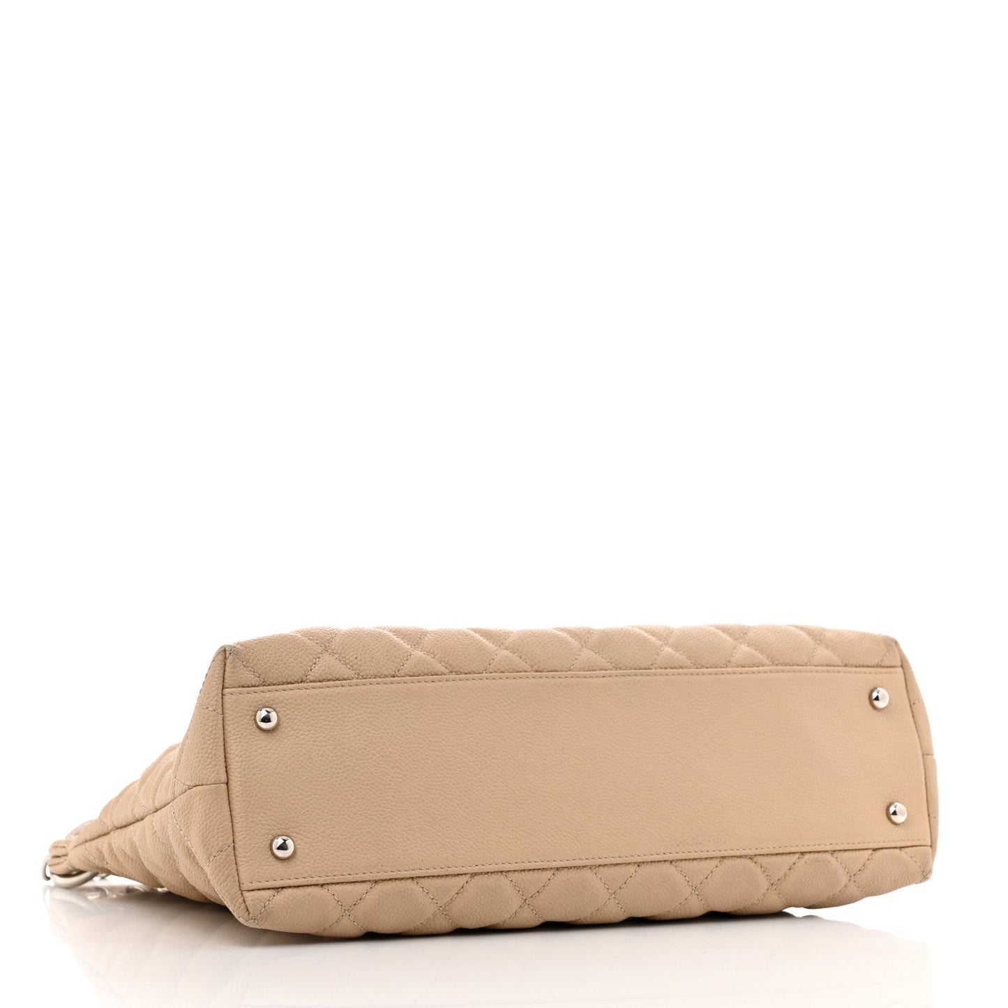 Chanel Caviar Quilted Easy Zip Tote Beige Clair
